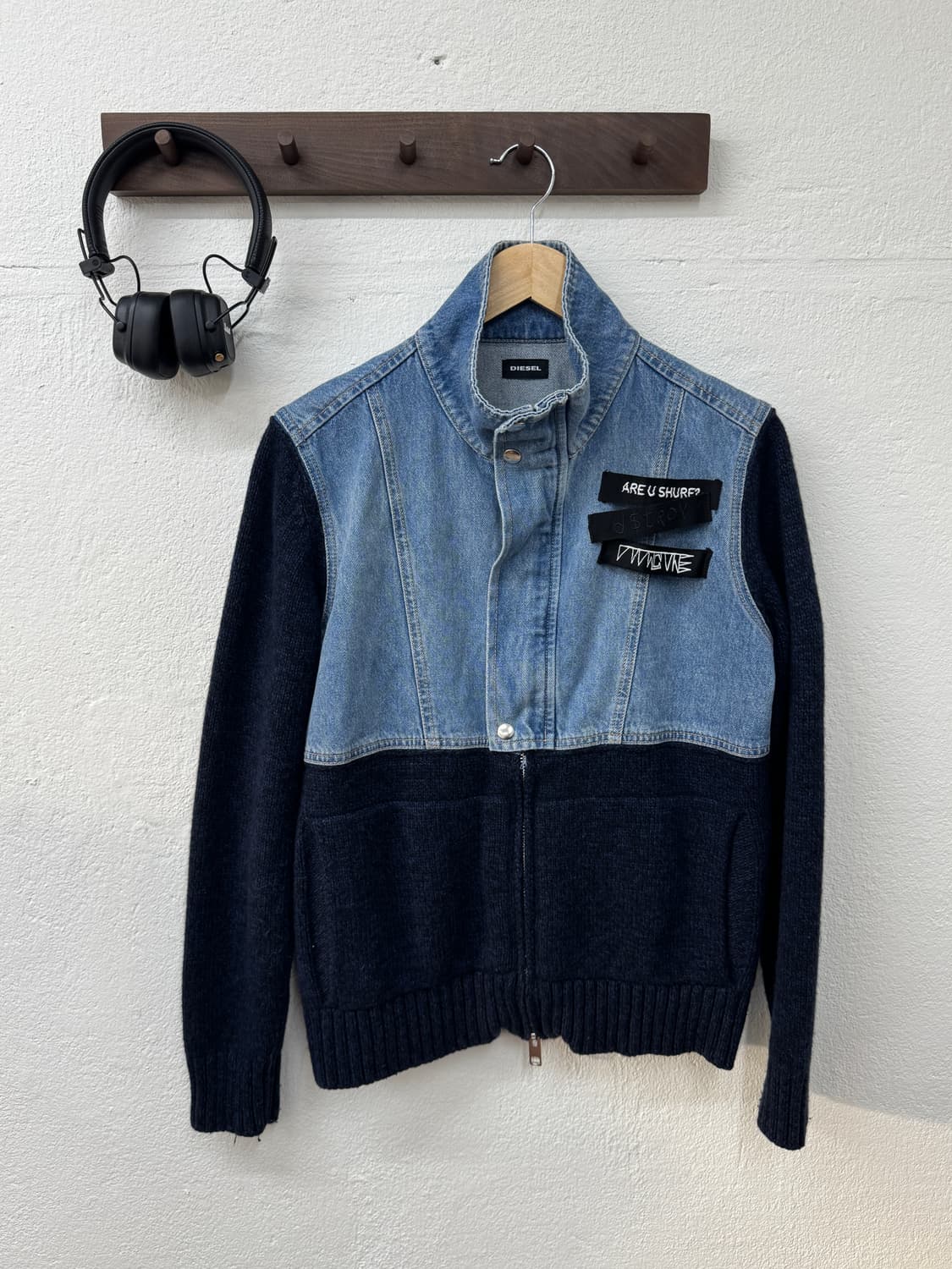 디젤 데님 니트 집업(T35) 상품이미지1