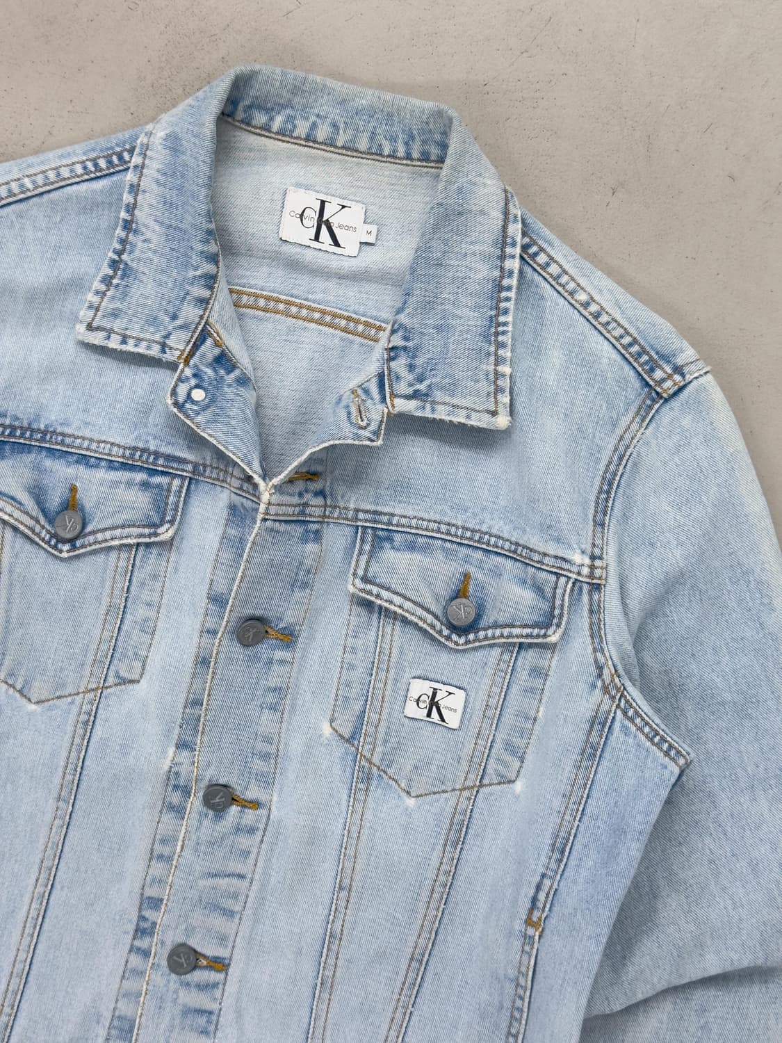90년대 USA 캘빈클라인 데님 자켓 상품이미지3