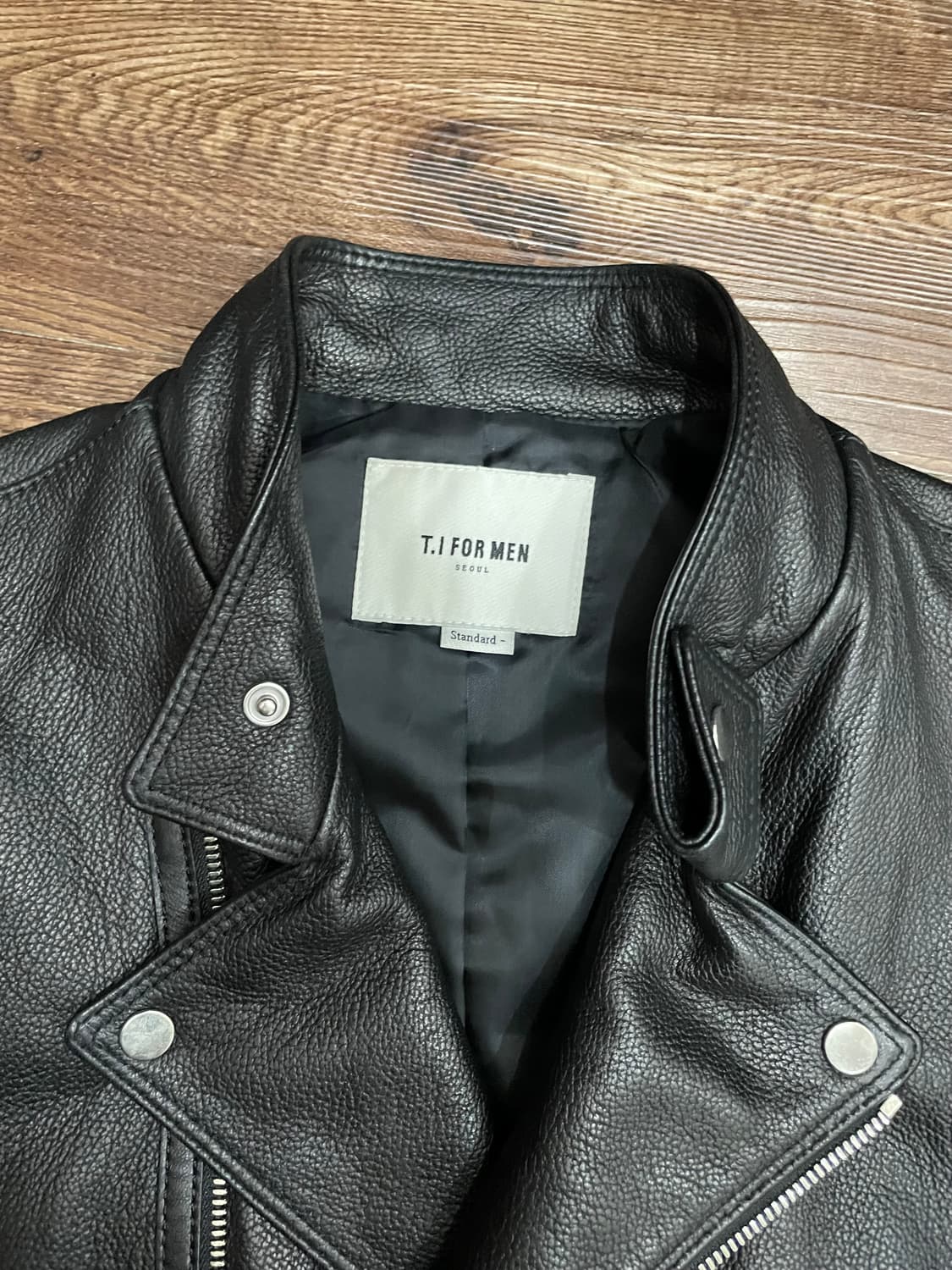 T.I FOR MEN 양가죽 라이더 바이커 자켓 상품이미지4