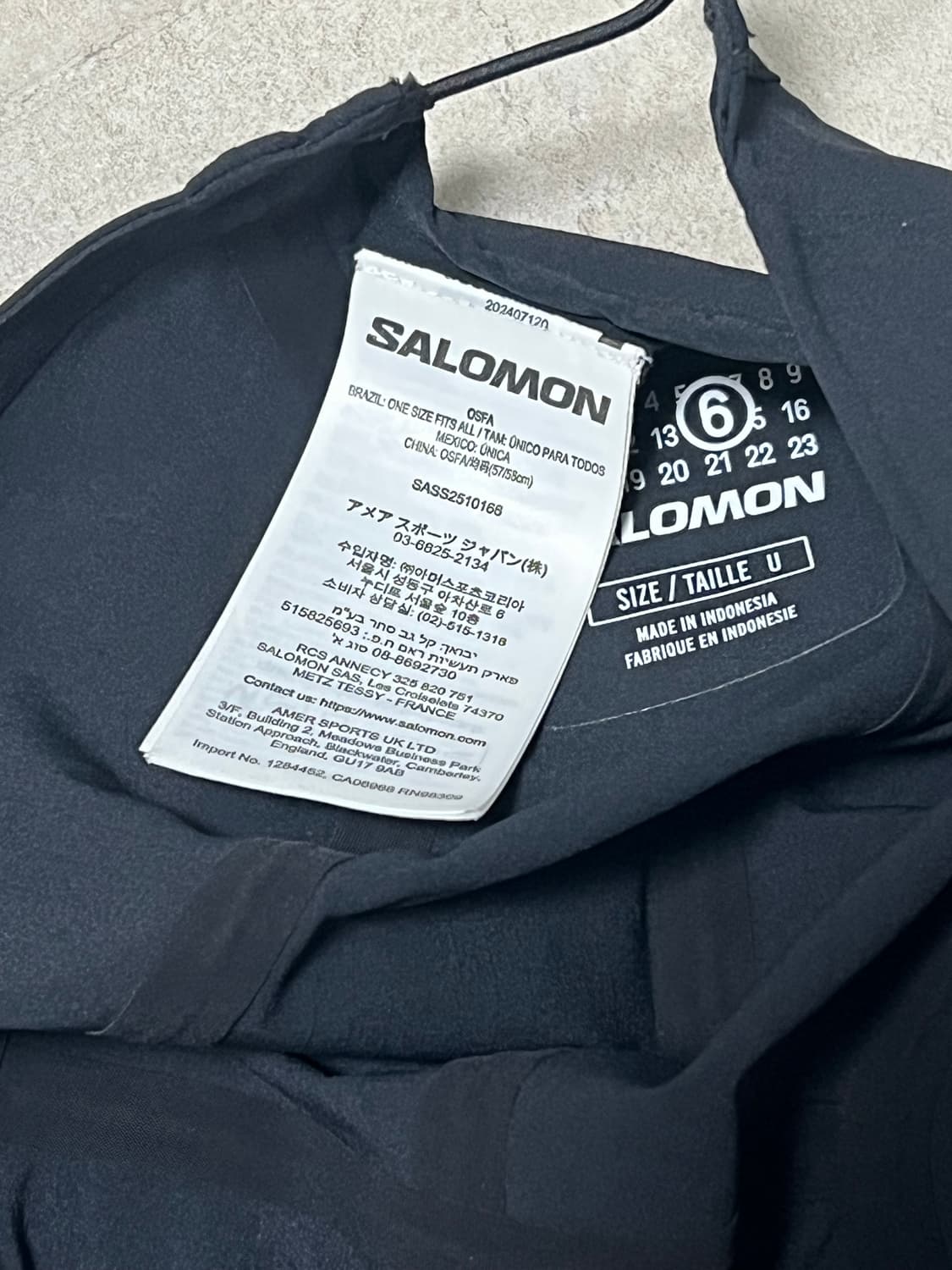 살로몬 마르지엘라 볼캡 (강민경 모자) 상품이미지3