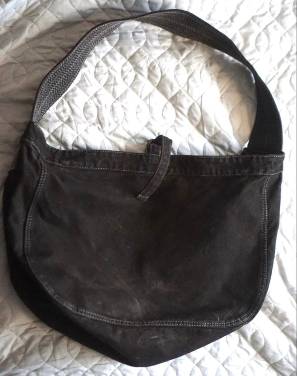 타이가 타카하시 LOT.004 뉴스보이백 머드다잉 브라운 상품이미지2