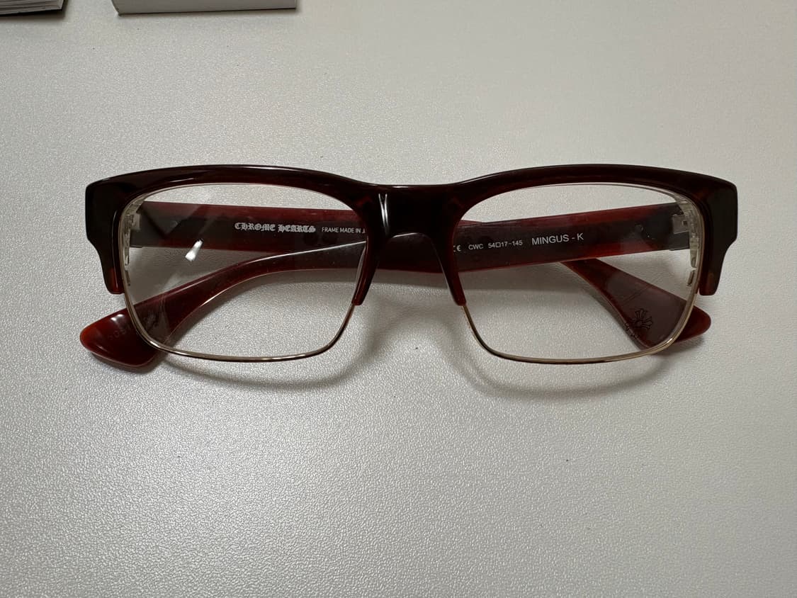 크롬하츠 안경 MINGUS 하금테 판매 상품이미지3