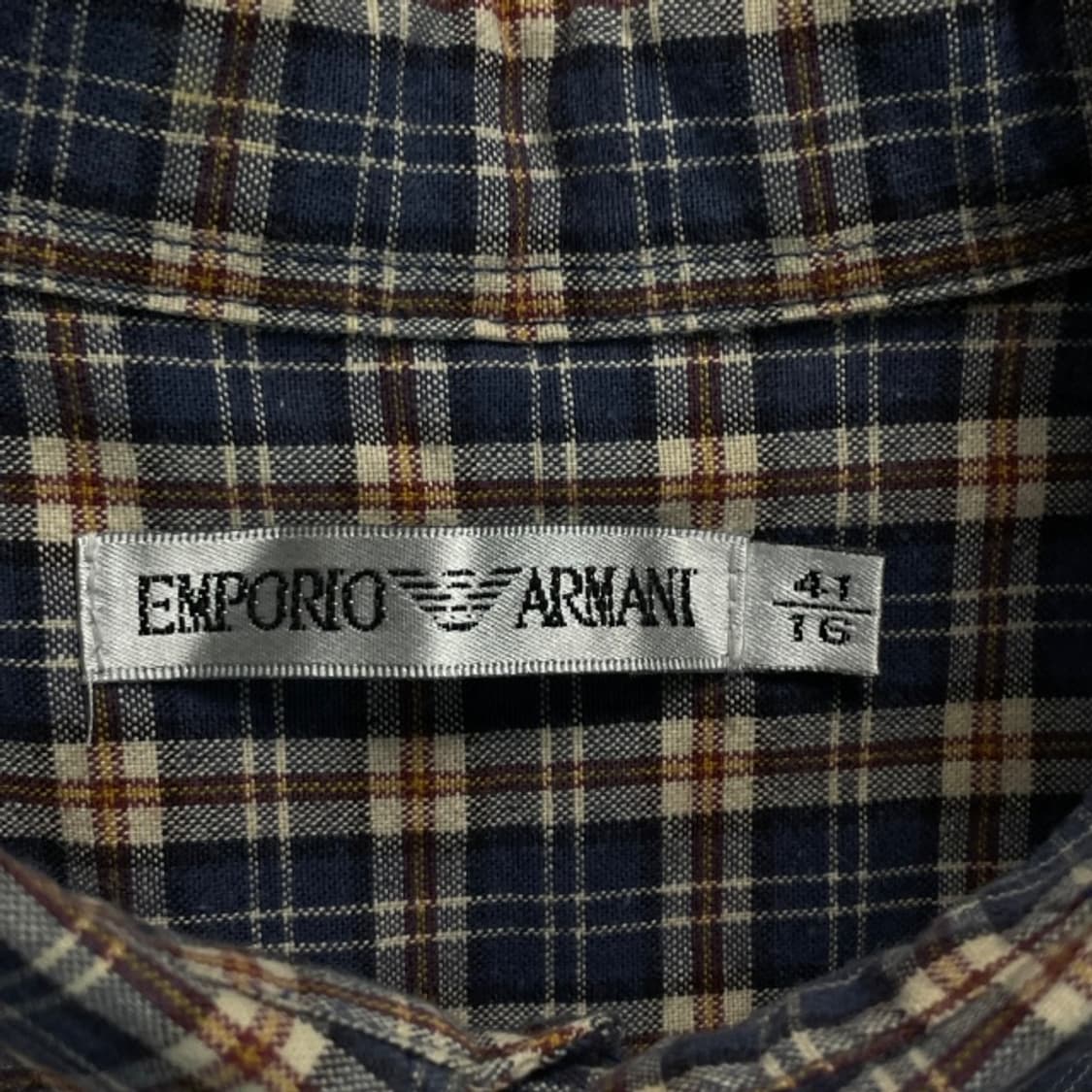 100 엠포리오 알마니 체크셔츠 상품이미지3