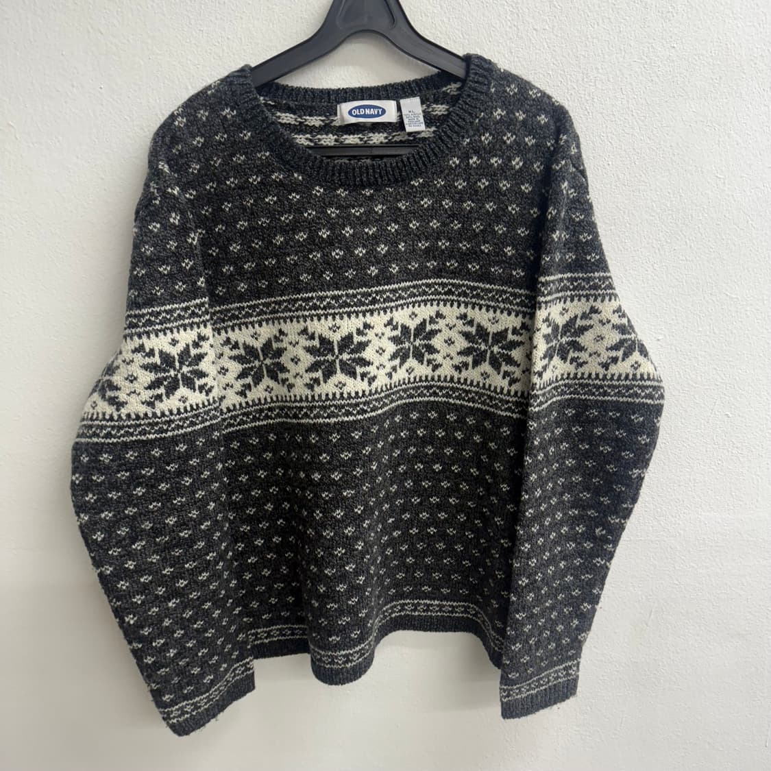 올드네이비(OLD NABY) 빈티지 패턴 니트 가디건 (XL) 상품이미지1