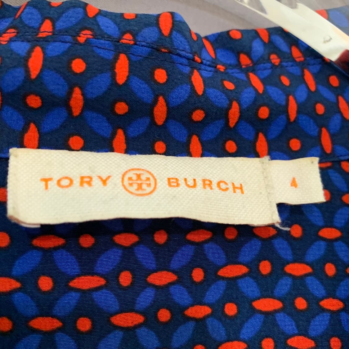 4 토리버치 실크 패턴 벨티드 미디 원피스 상품이미지7