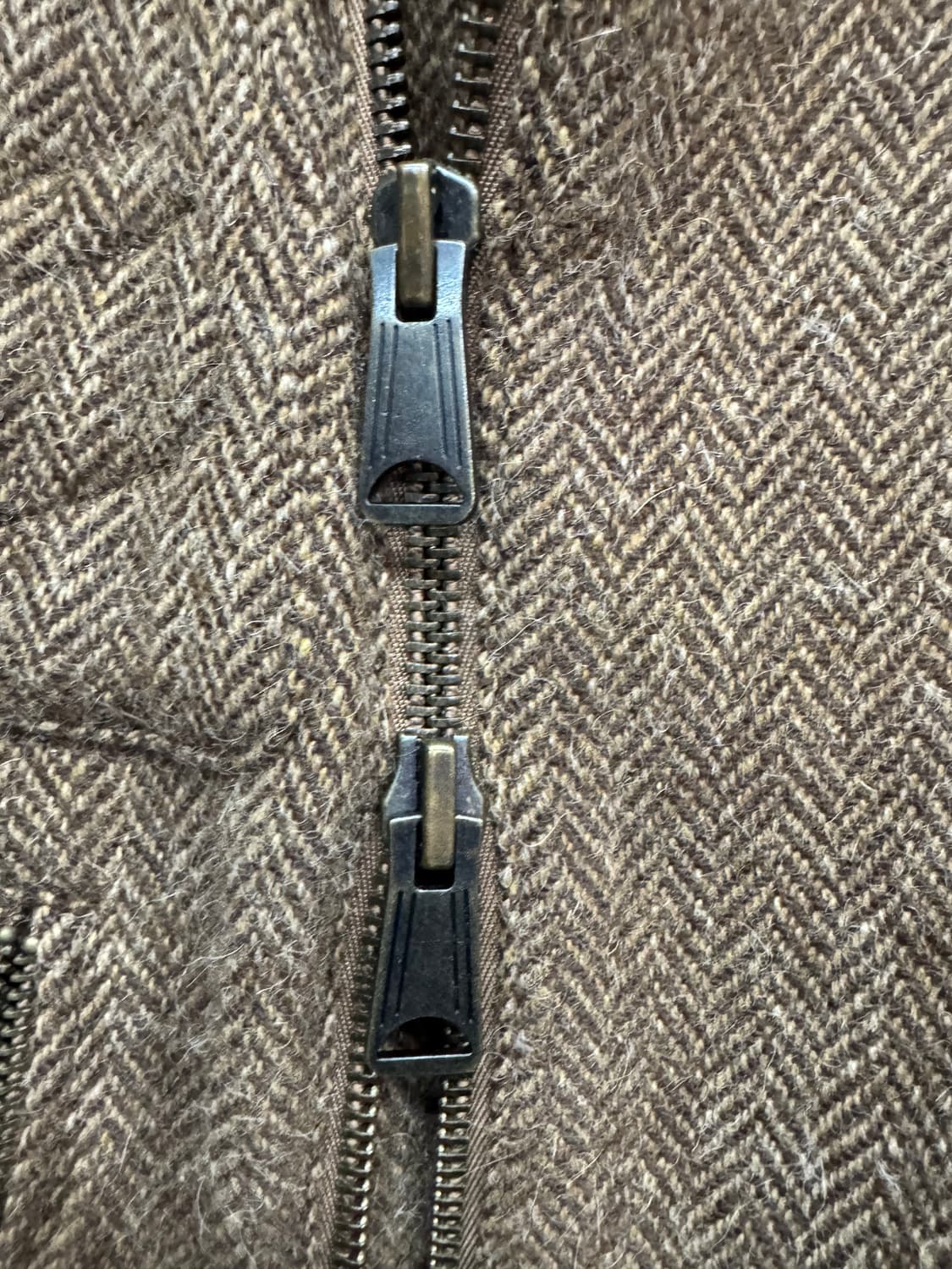 랄프로렌 울/알파카 헤링본 바이커 디테일 코트 S 상품이미지3