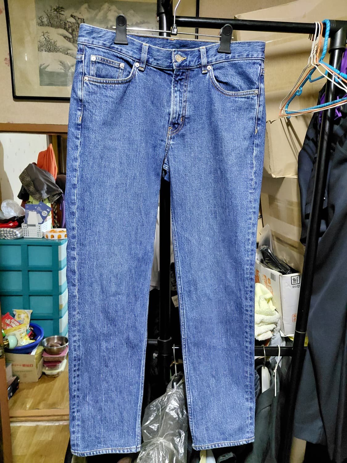 [아르켓]슬림 스트레치 데님 청바지 32사이즈  상품이미지10