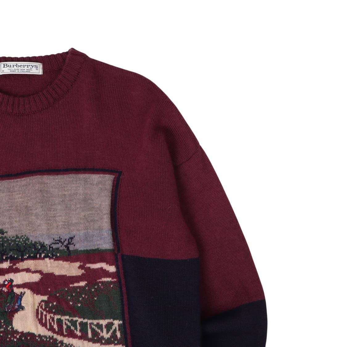 버버리 잉글랜드 드로잉 퓨어 울 니트 상품이미지3