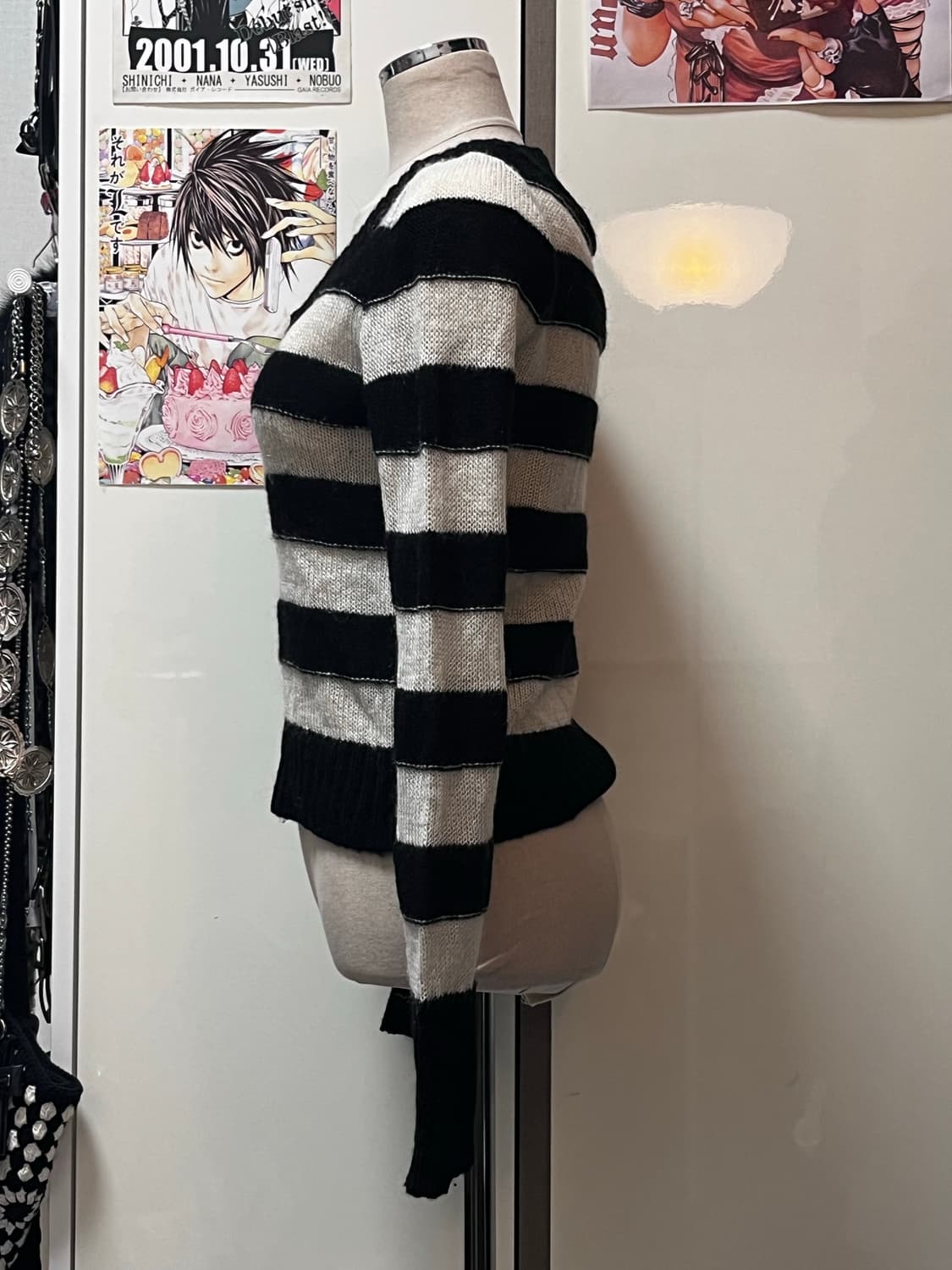 스트라이프 니트 긴팔 상품이미지2