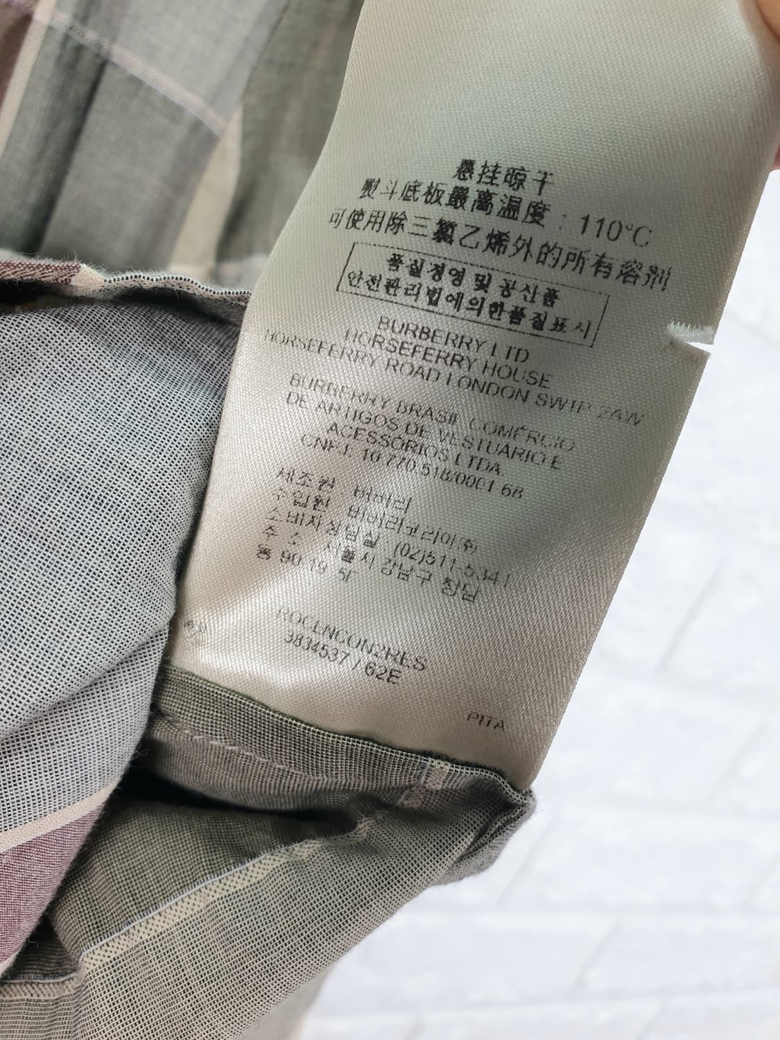 [55]버버리브릿 체크 원피스 상품이미지7