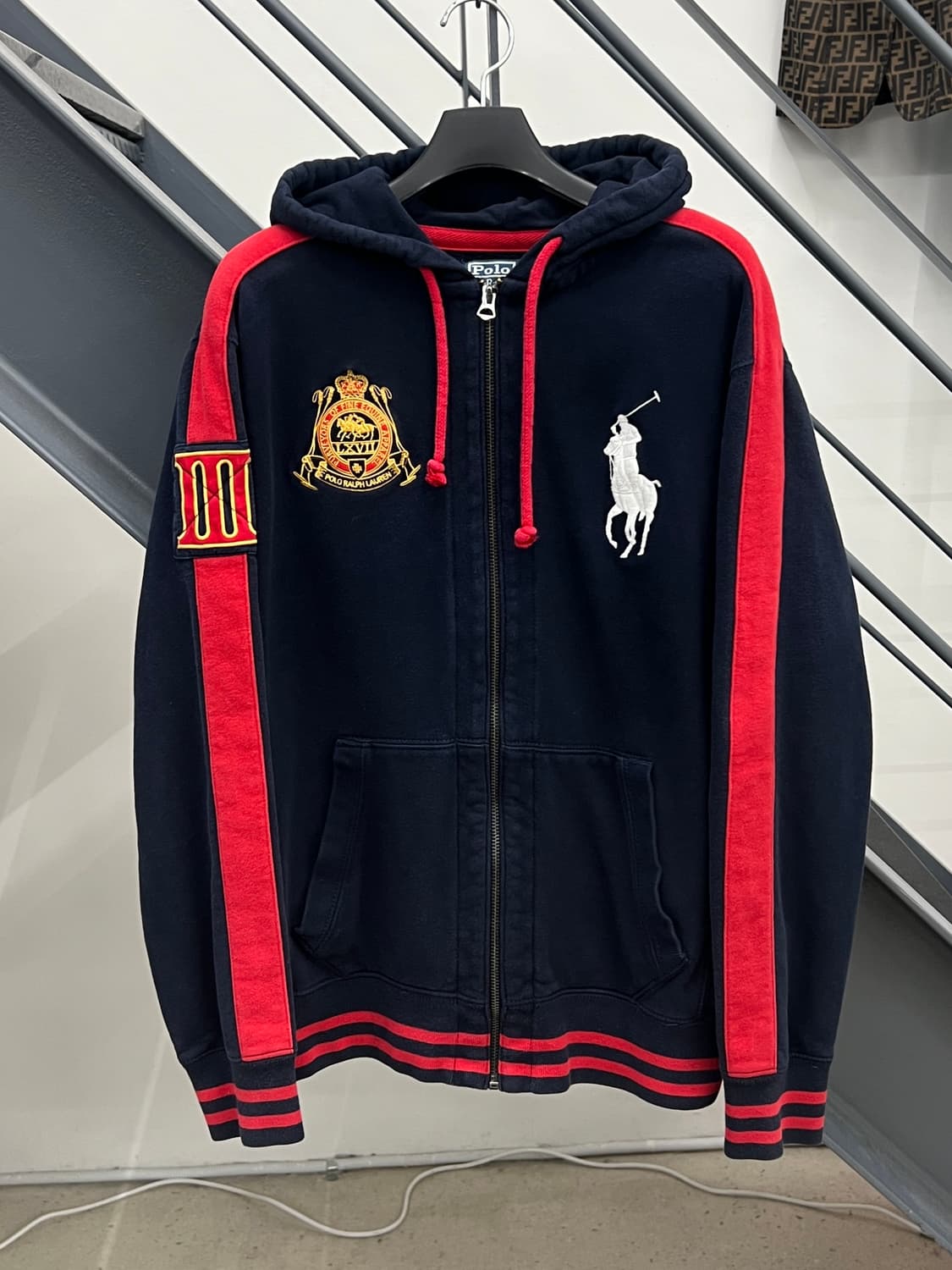 폴로 랄프로렌 빅포니 사이드라인 후드집업  상품이미지1