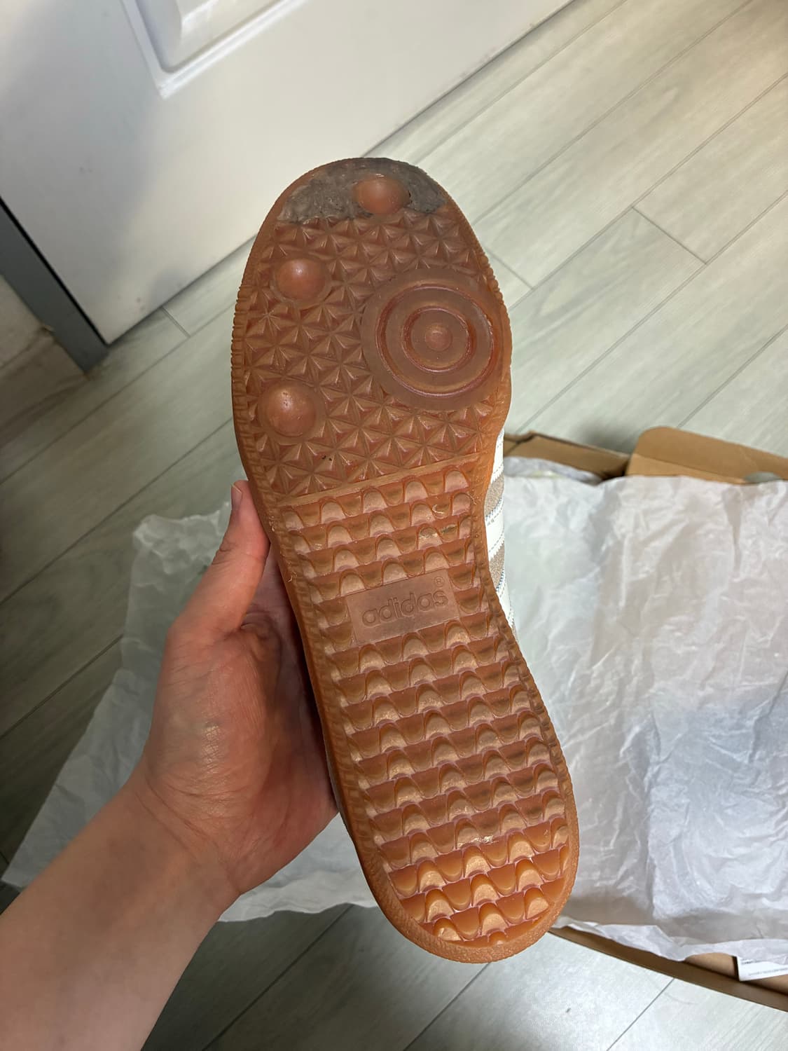 아디다스 삼바 OG 초키 브라운 코어 화이트 상품이미지5