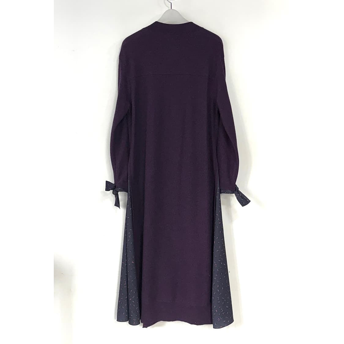 SJSJ 텍스처 블록 울 니트 원피스 상품이미지5