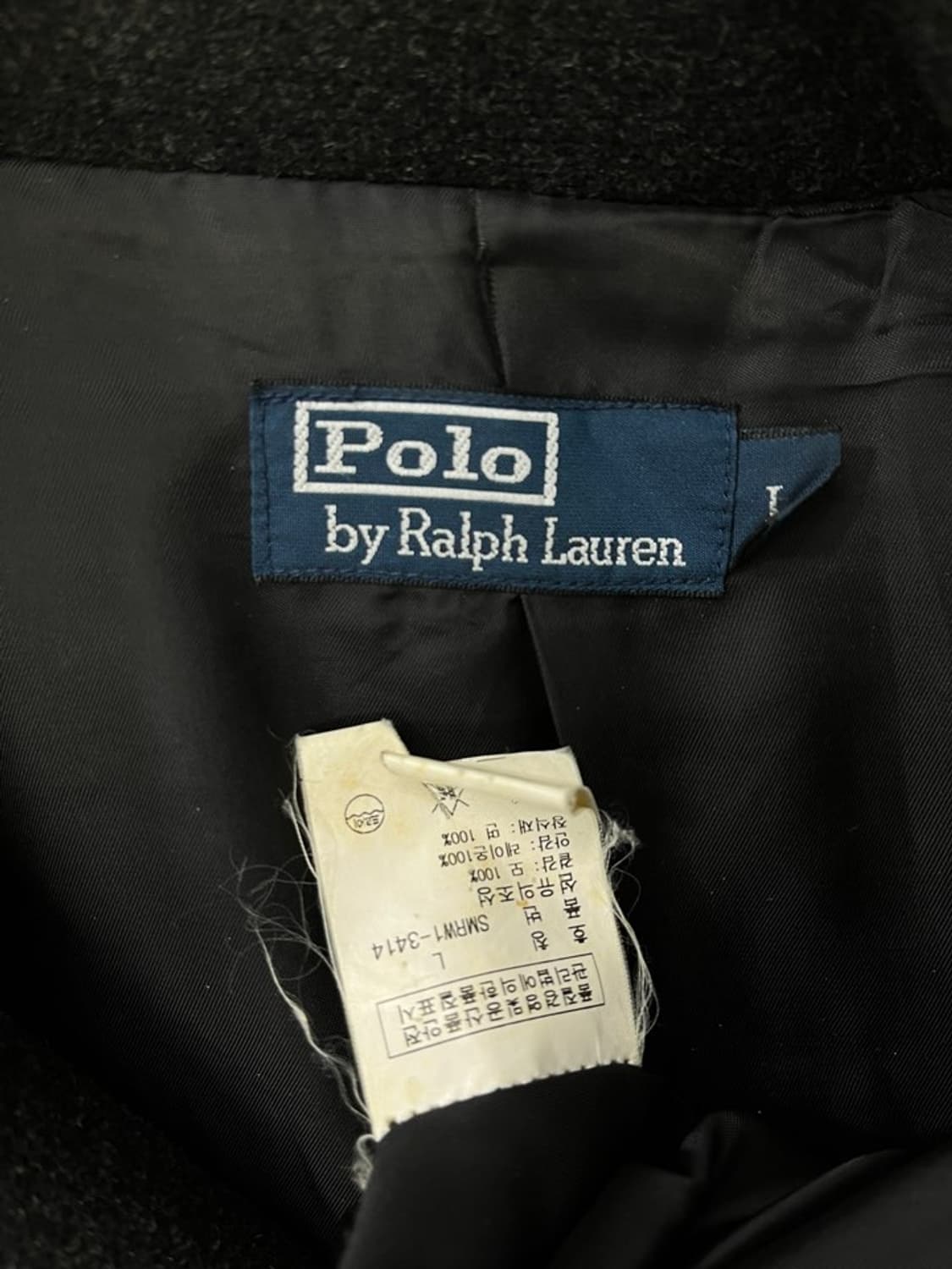 폴로 랄프 로렌 울 멜튼 피코트/#3440 상품이미지3