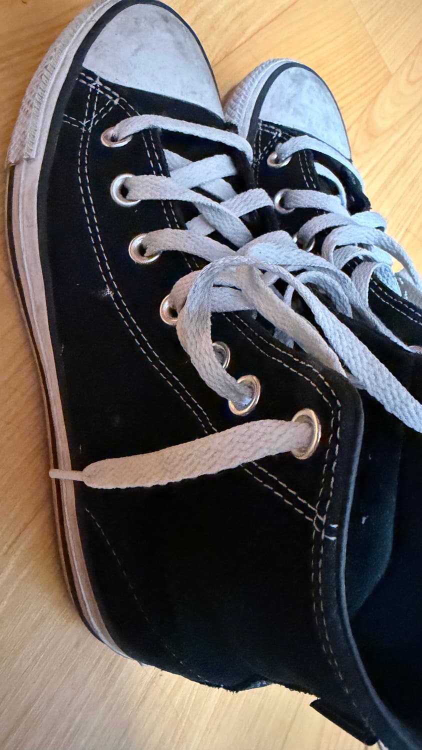 컨버스 하이 스웨이드 블랙 230 상품이미지4