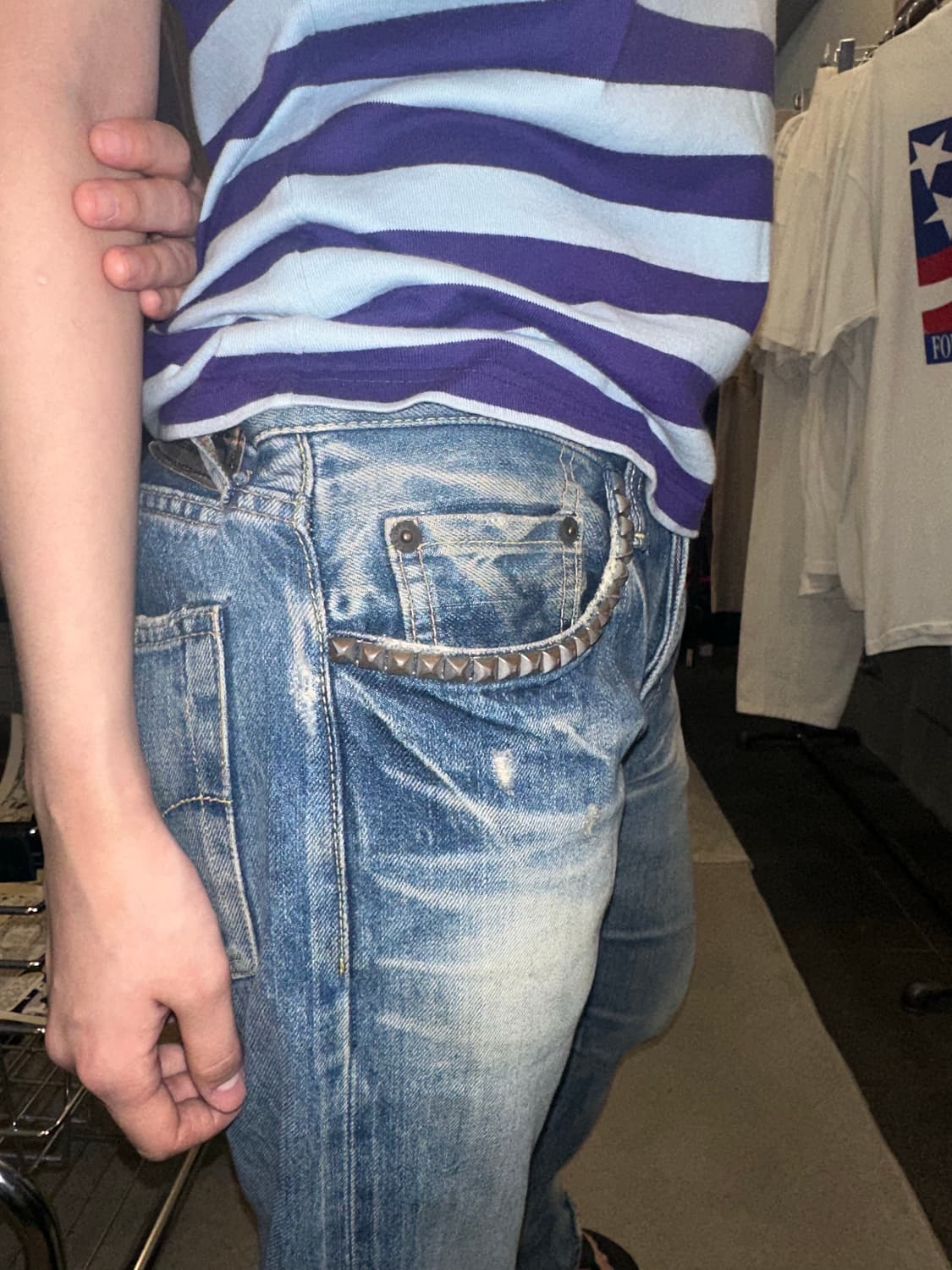 90‘s Hysteric Glamour XXX denim pants 상품이미지5