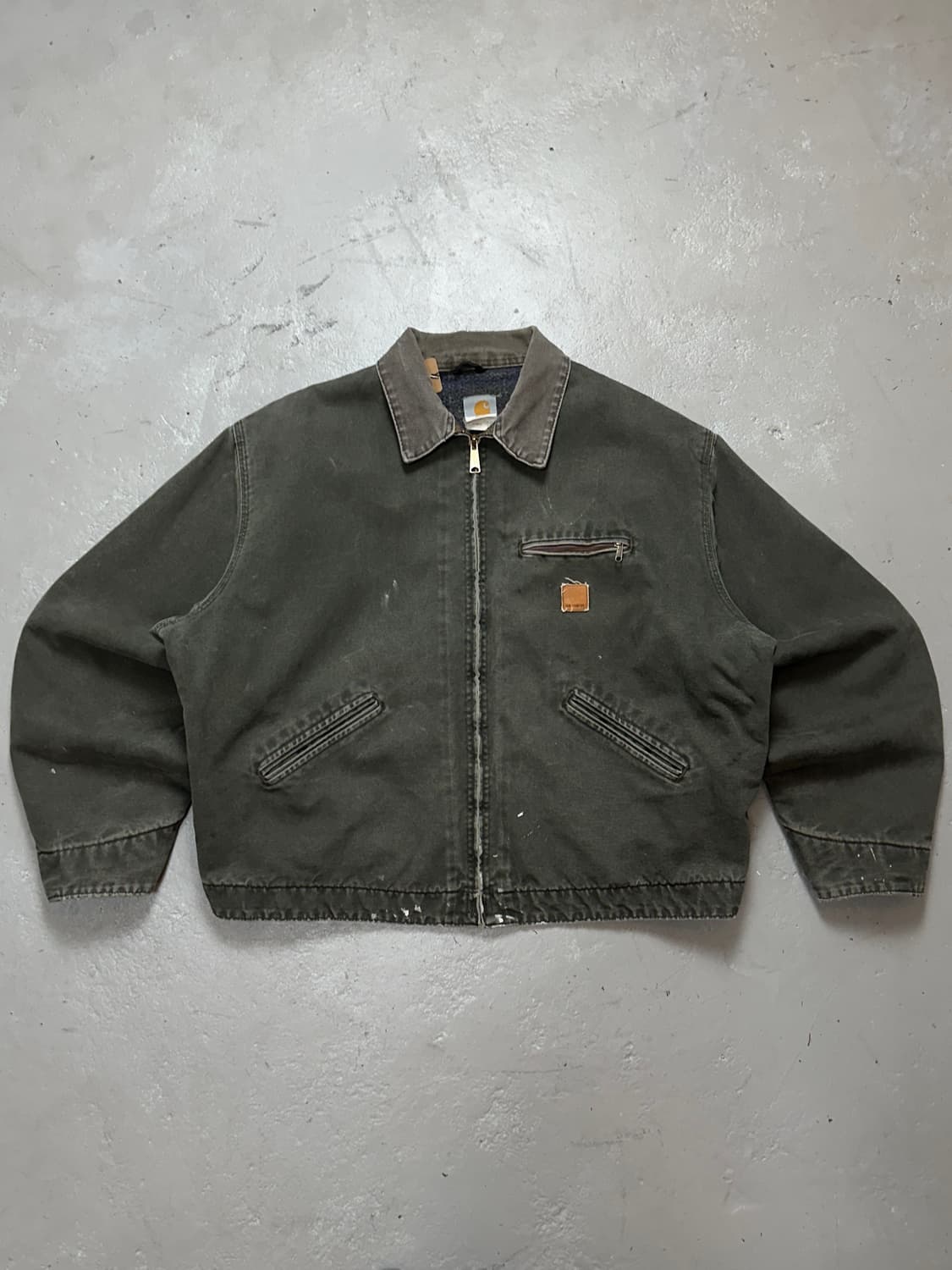 00's USA Made OG 칼하트 J97 디트로이트 MOS 모스그린 상품이미지1