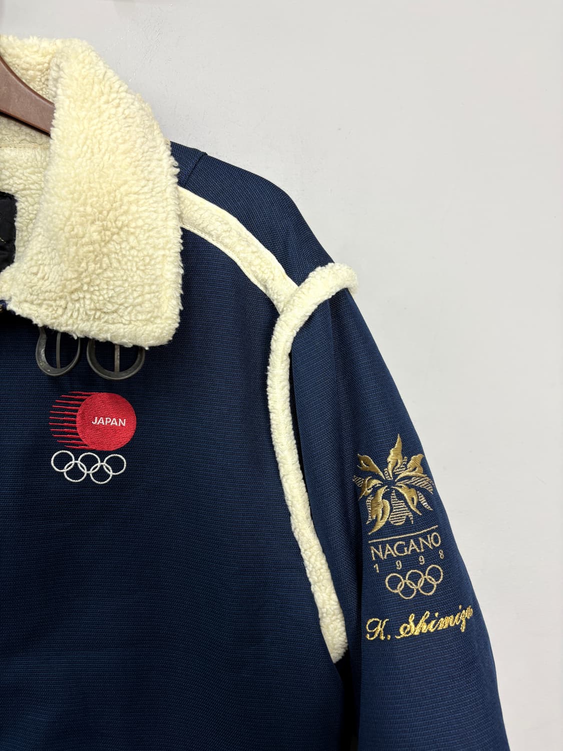 미즈노 98나가노 올림픽 일본 빈티지 무스탕 자켓 A3625  상품이미지3