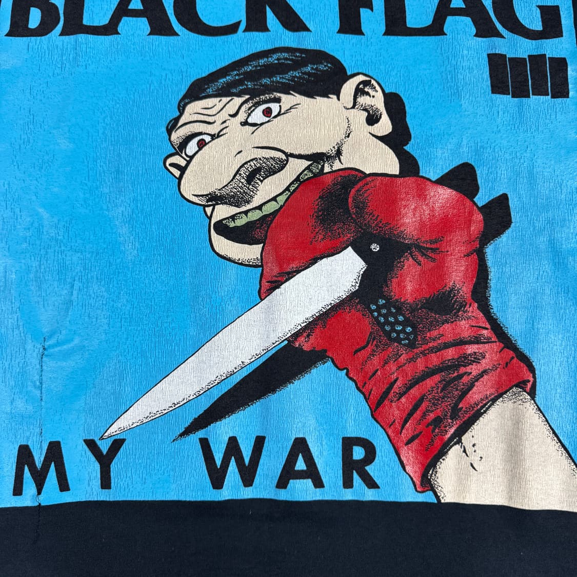 Vintage 90s Black Flag 블랙플래그 My War 티셔츠 상품이미지5