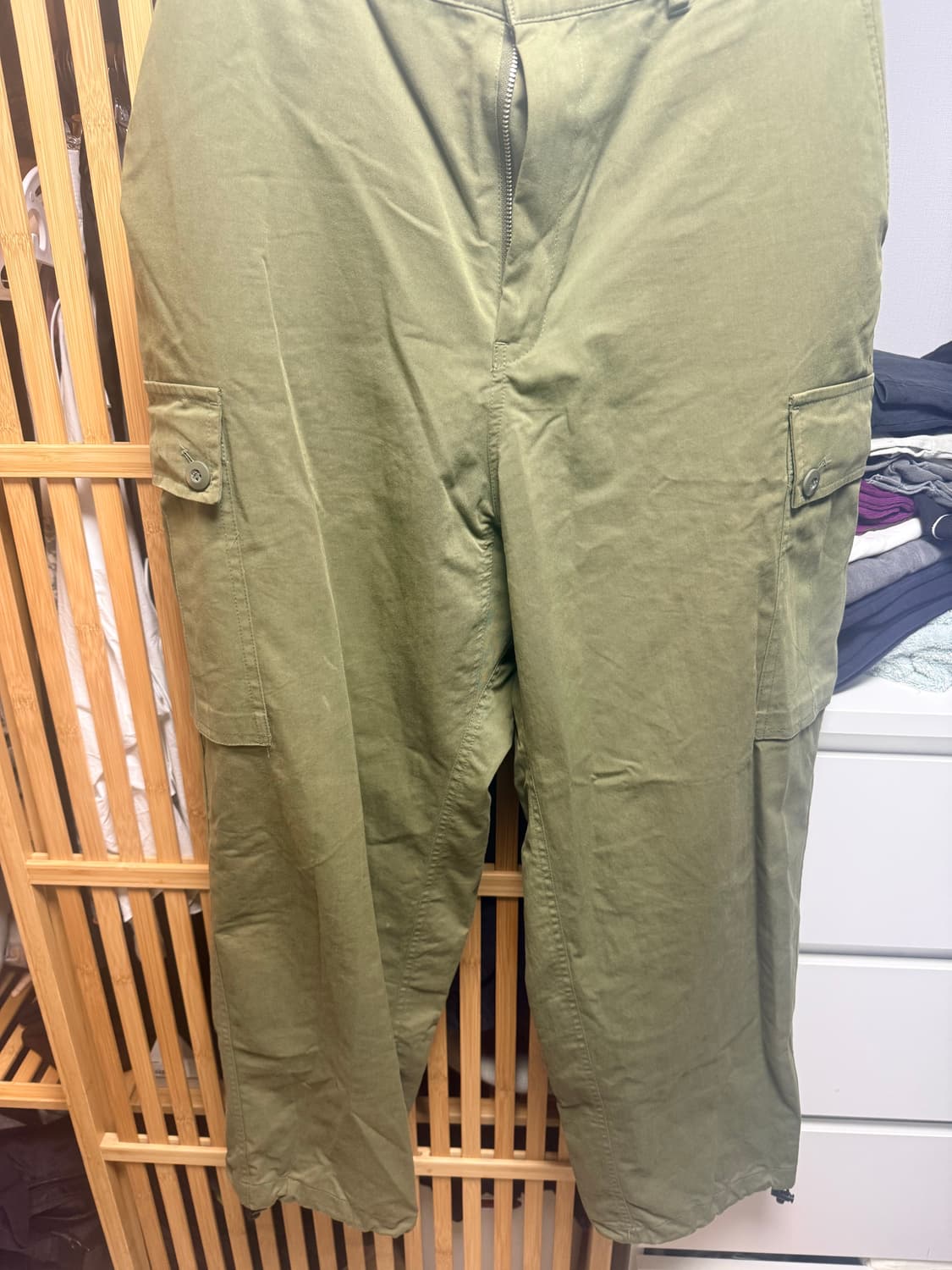 카네이테이 카고팬츠 카키 XL 상품이미지2