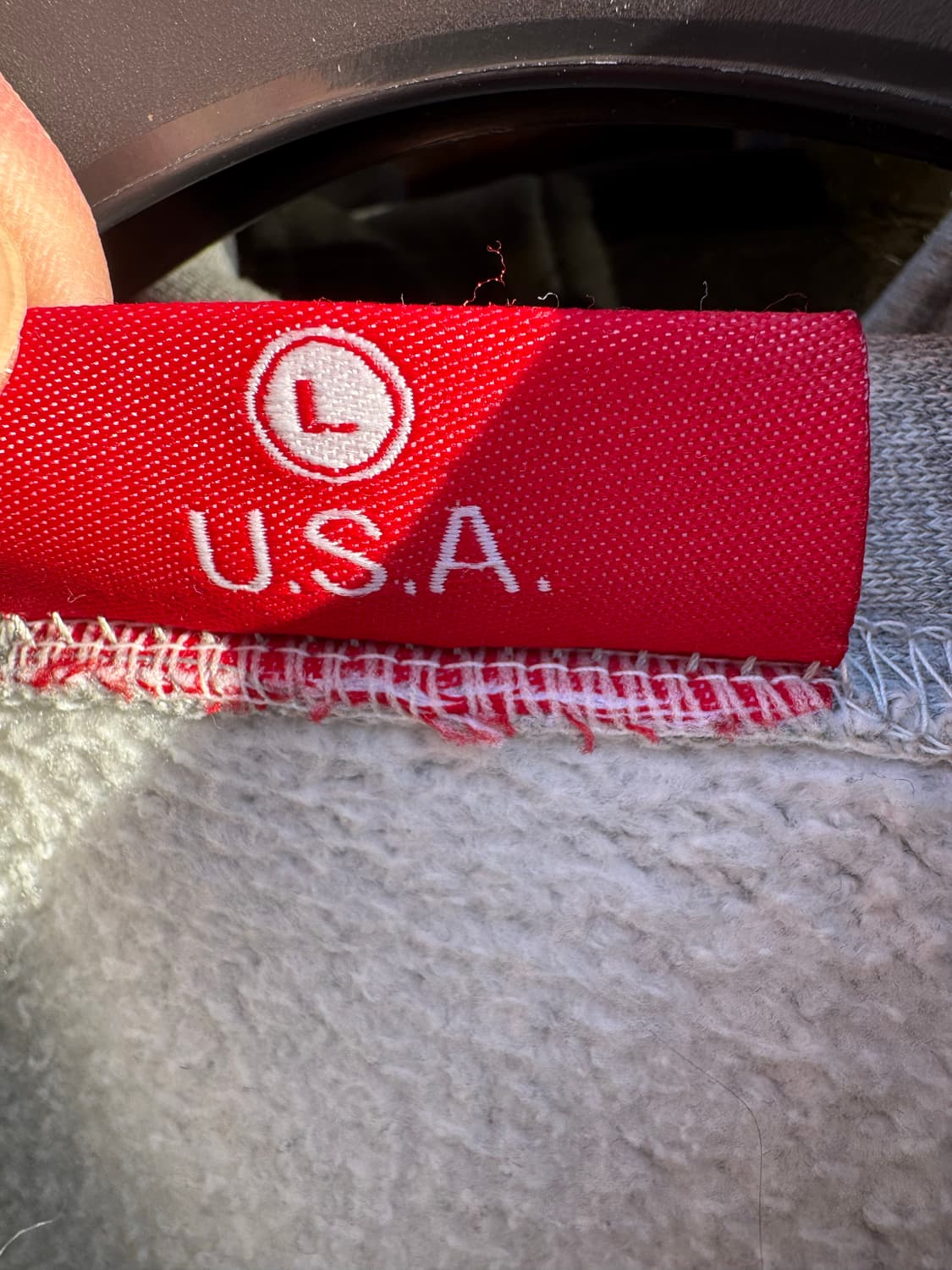 90s 슈프림 후드집업 그레이 아치로고 상품이미지5