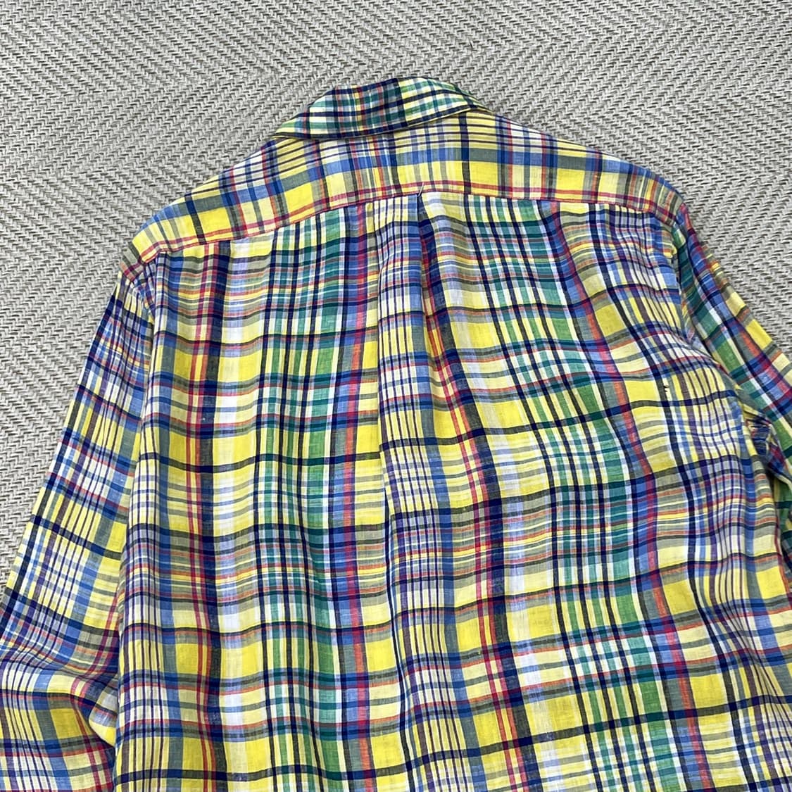 폴로 랄프로렌 린넨 체크셔츠 r3160 상품이미지4