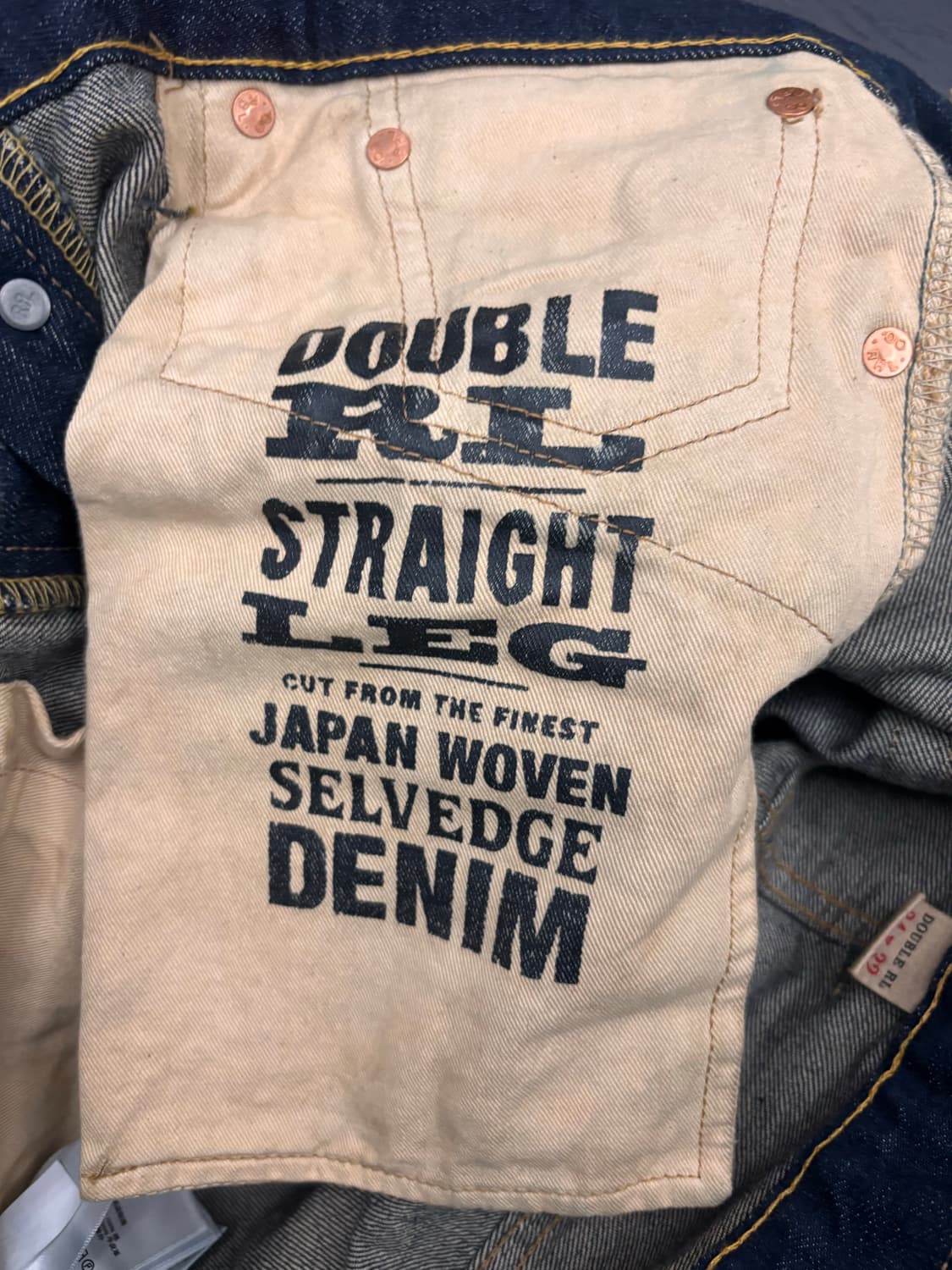 RRL 스트레이트핏 셀비지 진 상품이미지4