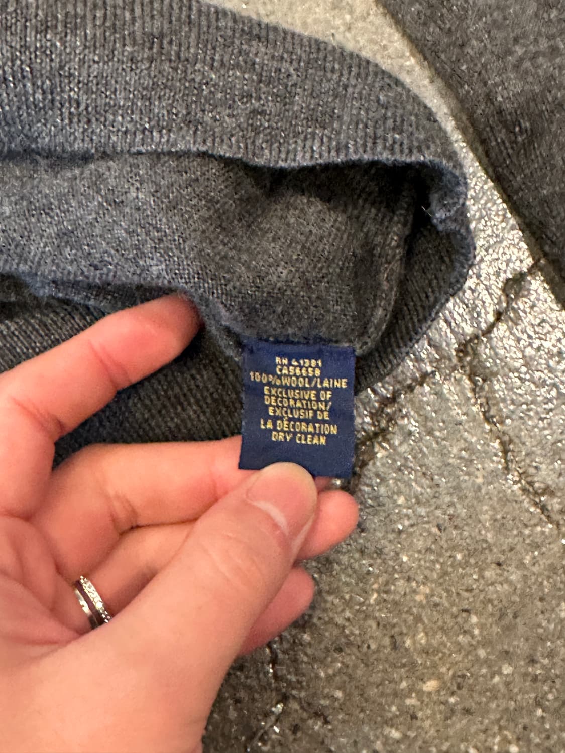 폴로 랄프로렌 메리노울 니트 L 상품이미지6