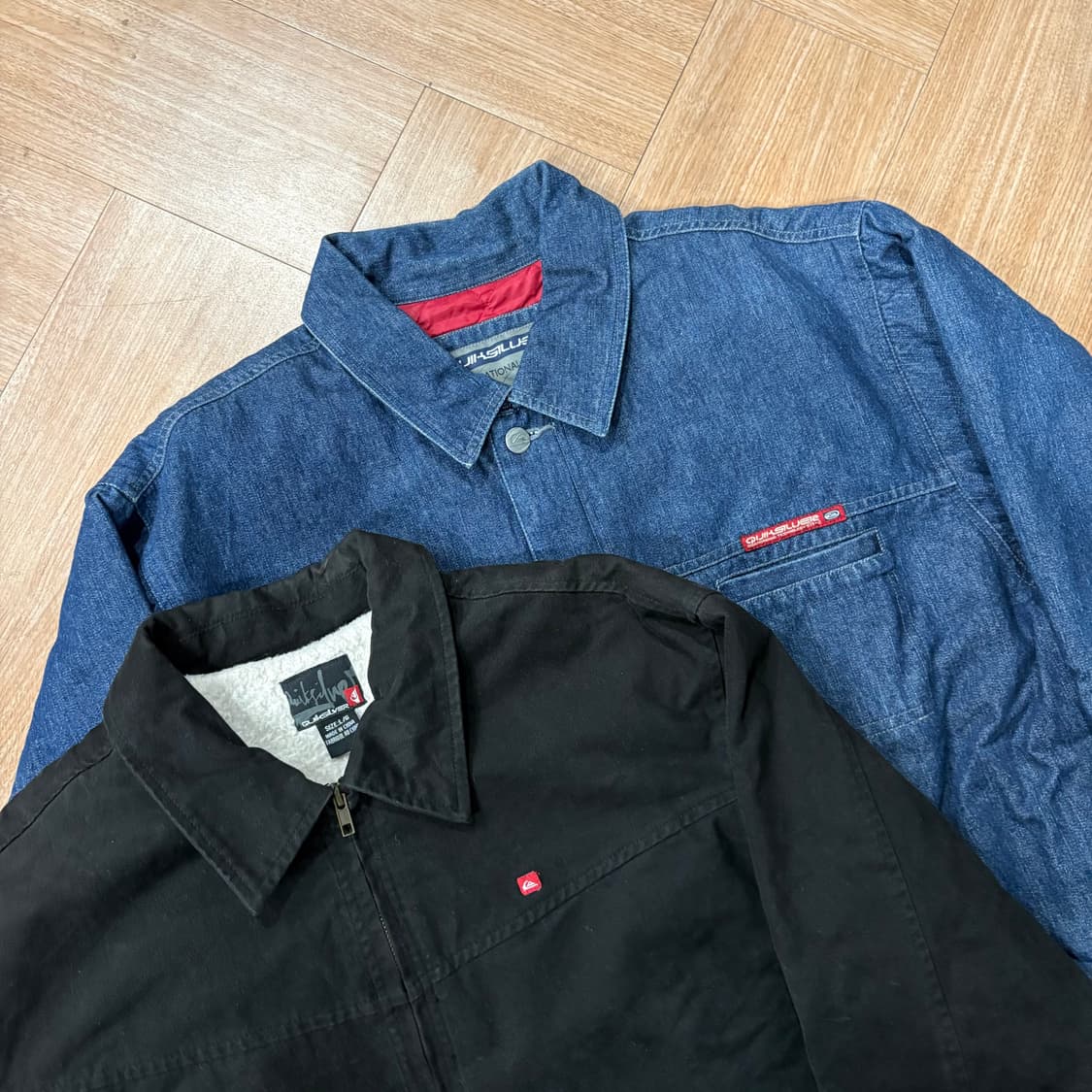 00s 퀵실버 퀼팅 데님 초어자켓 상품이미지9