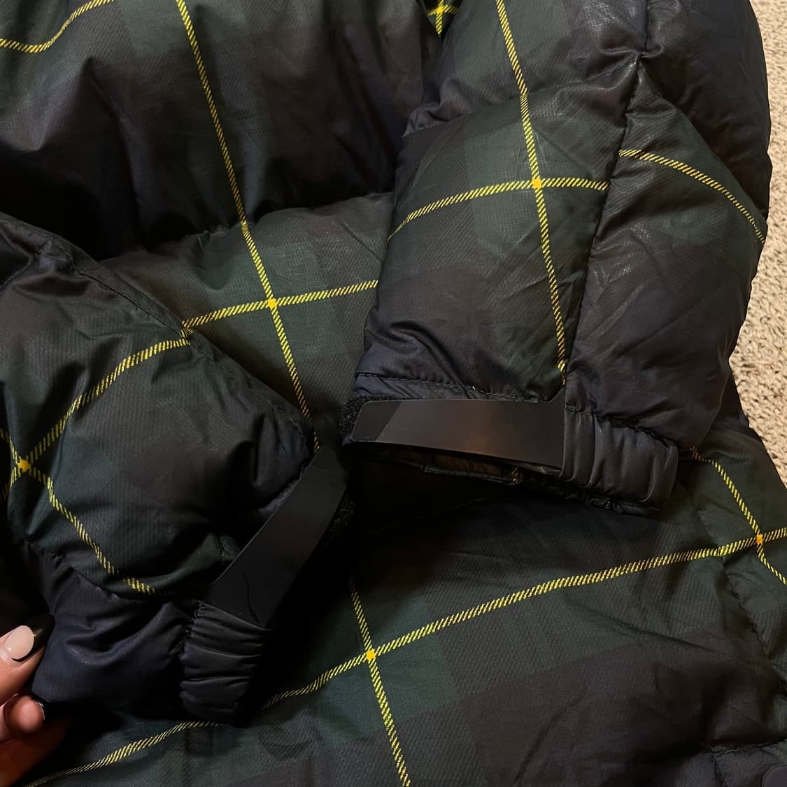 폴로 랄프로렌 블랙와치 덕다운 롱패딩 상품이미지5