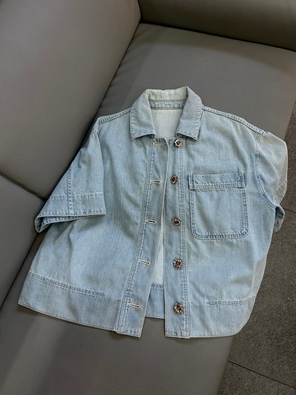 랑방 컬렉션 데님 자켓(호칭88/55~66가능) 상품이미지2
