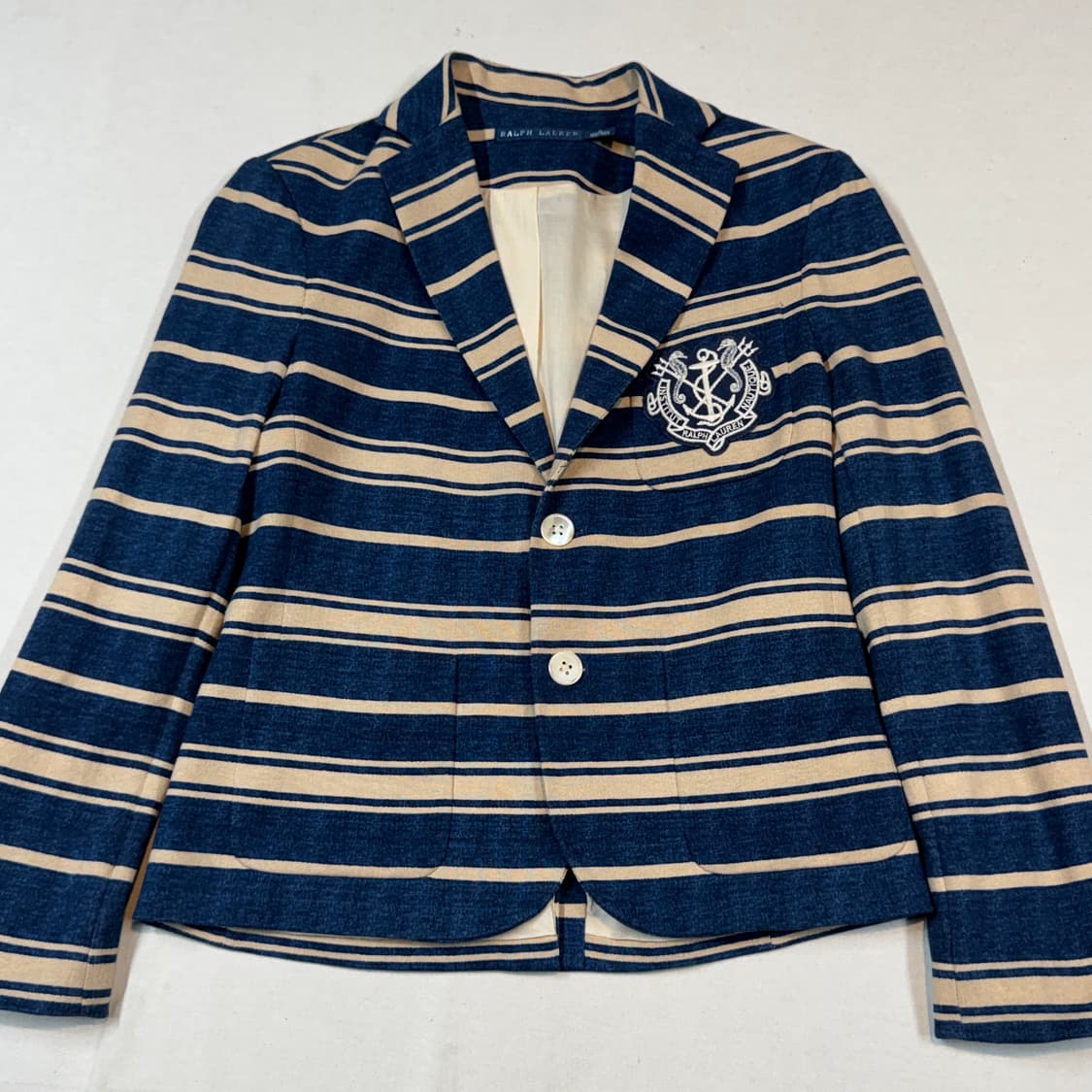 XS) 폴로 랄프로렌 코튼 2버튼 블레이저 자켓 상품이미지2