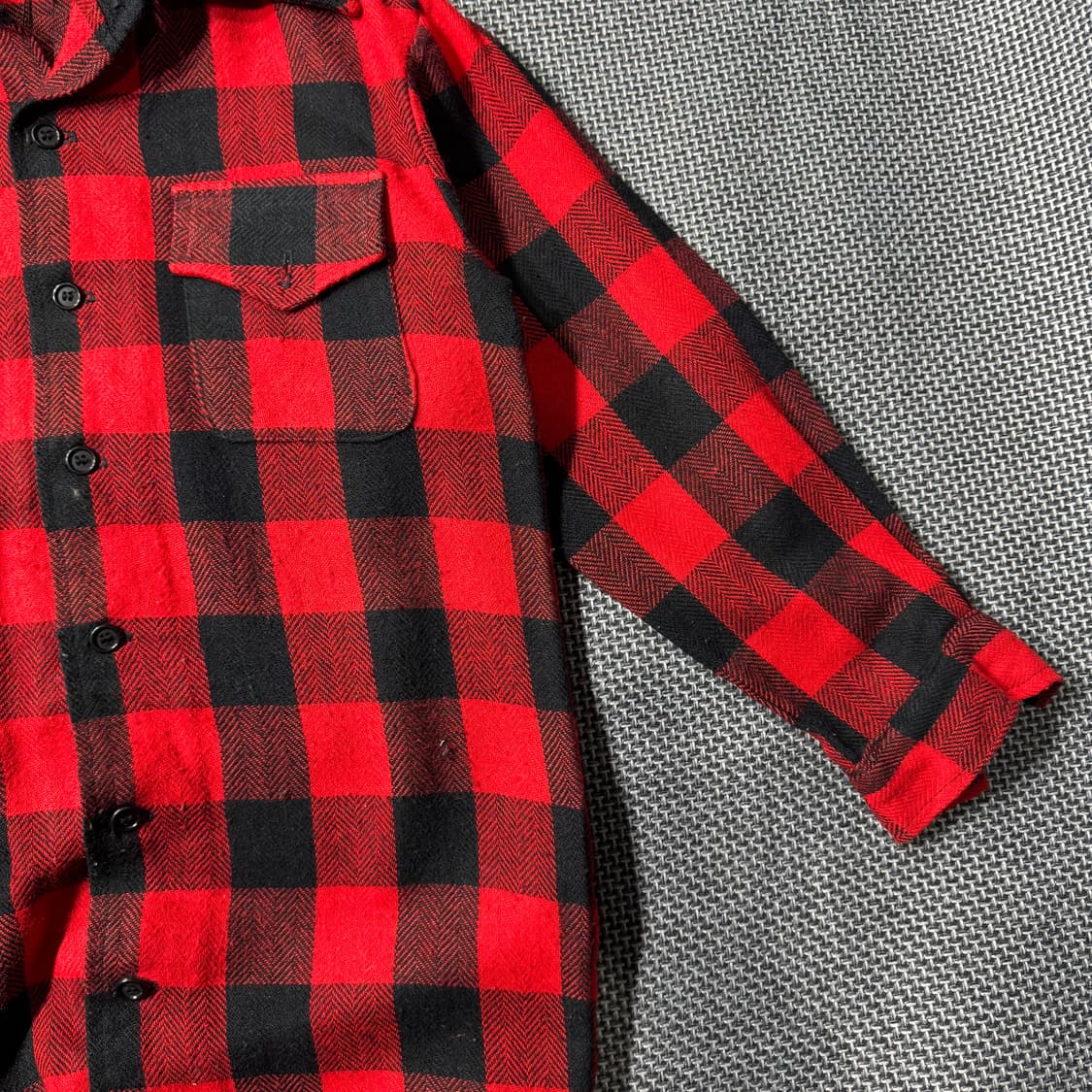 빈티지 플란넬 셔츠 레드 ( 105/OLD-8183 ) 상품이미지4