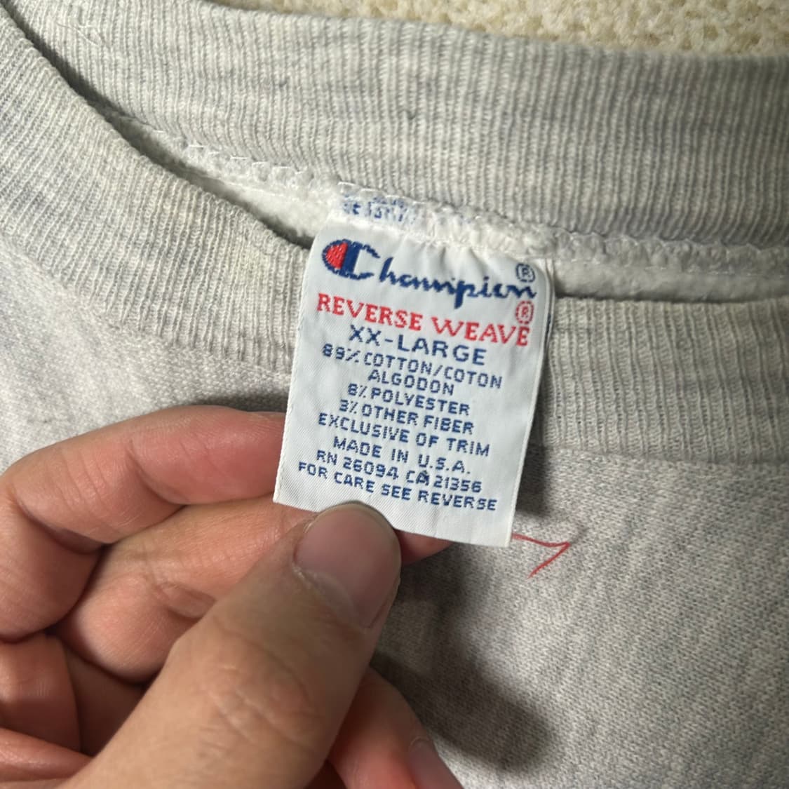 (XXL) 90s 챔피온 리버스위브 노스웨스턴 맨투맨  상품이미지5