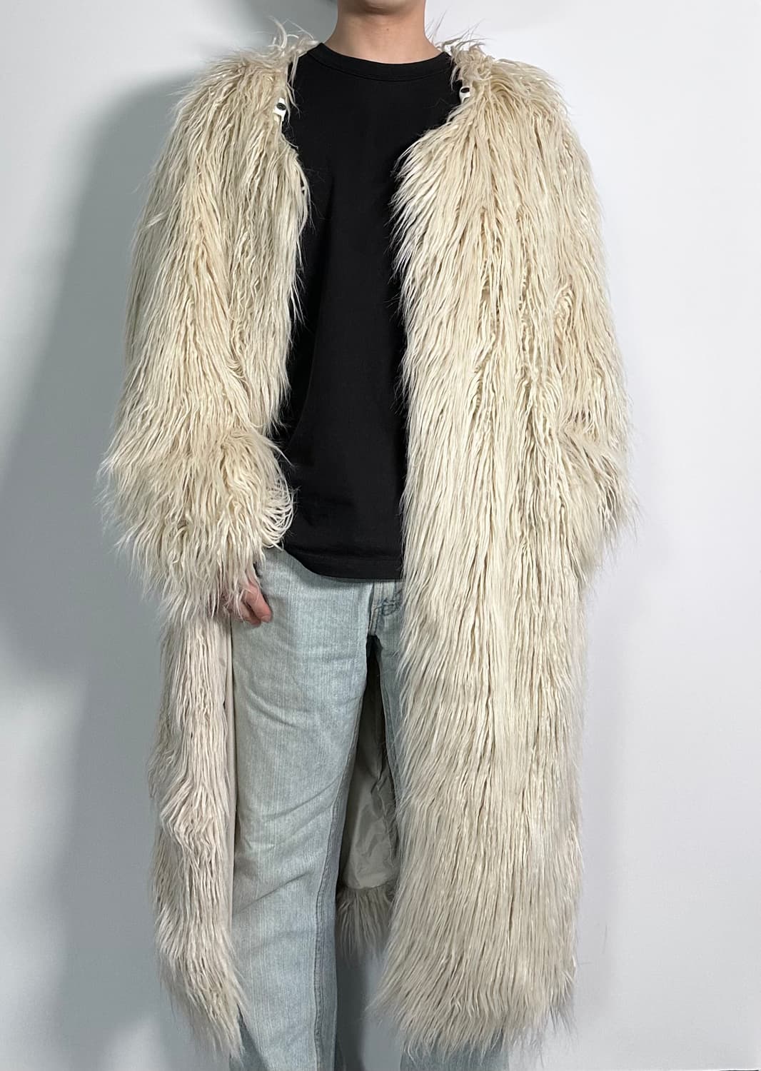 몽클레어 크림아이보리 롱 퍼자켓 (on.535)   상품이미지1