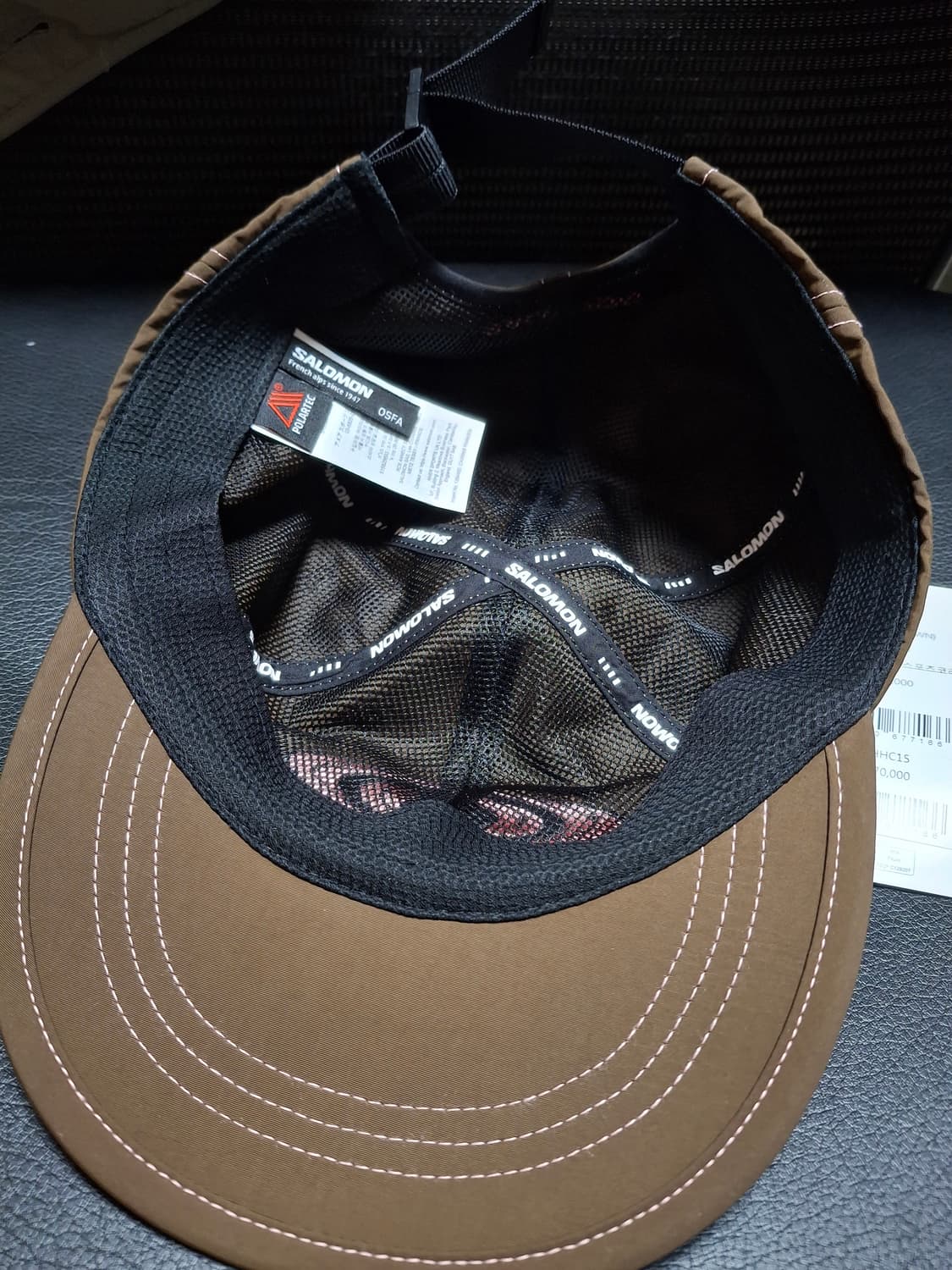 살로몬 6패널캡 브라운 상품이미지2