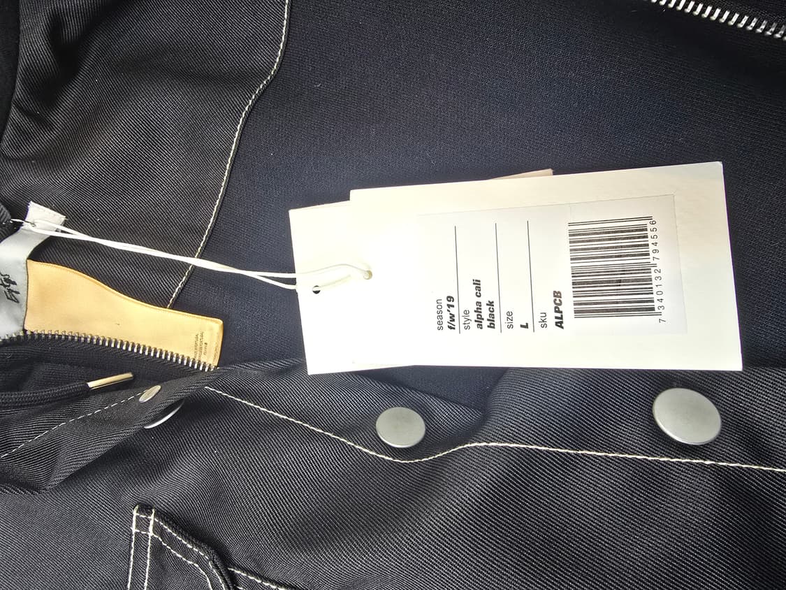 Eytys 알파 칼리 블랙 자켓 L 새상품 상품이미지2