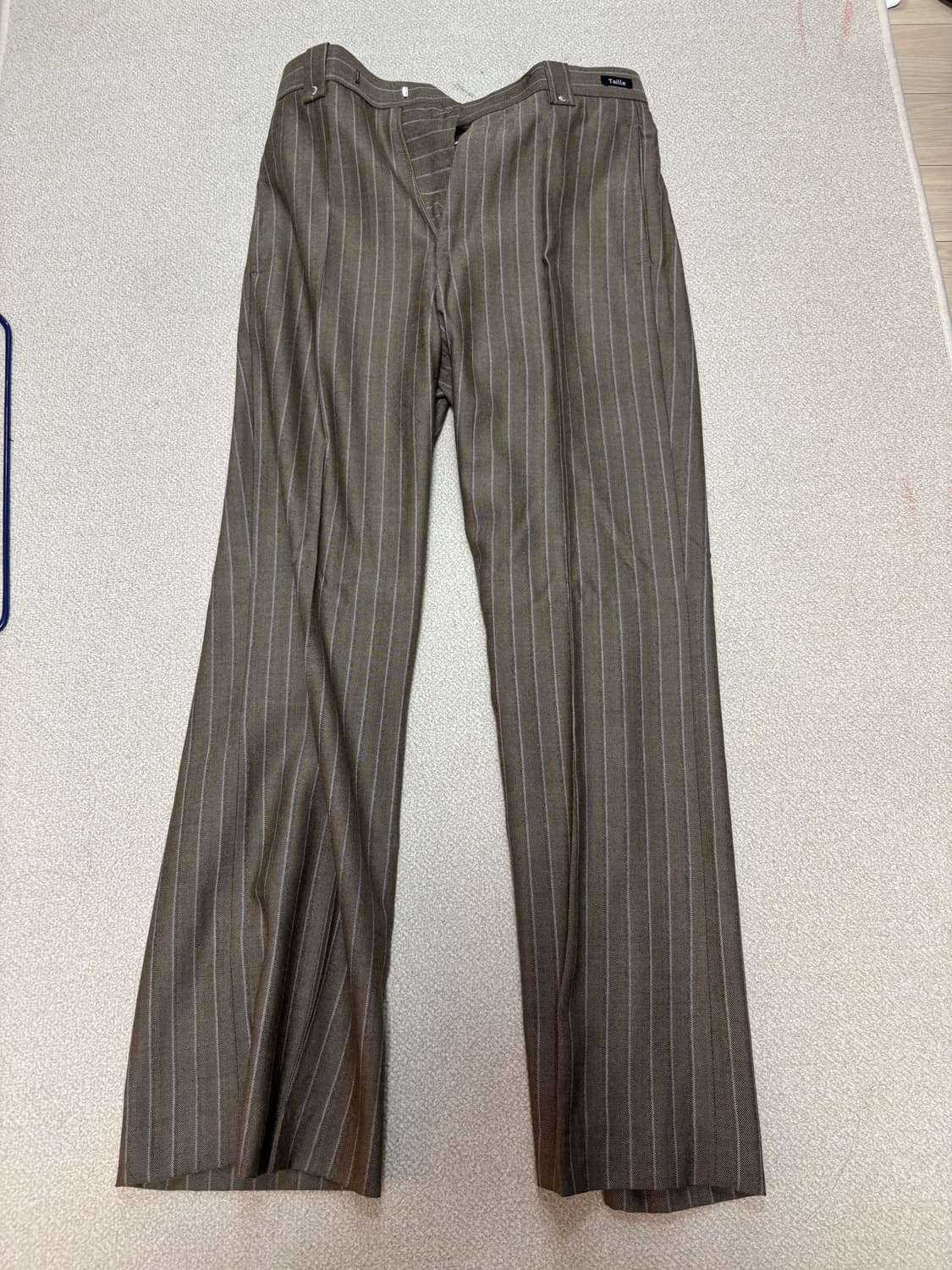 타일레(Taille) 카나비 스트라이프 팬츠 1사이즈 상품이미지1