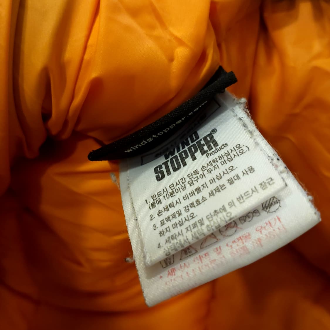 K2 윈드스토퍼 다운 카키 패딩 상품이미지3