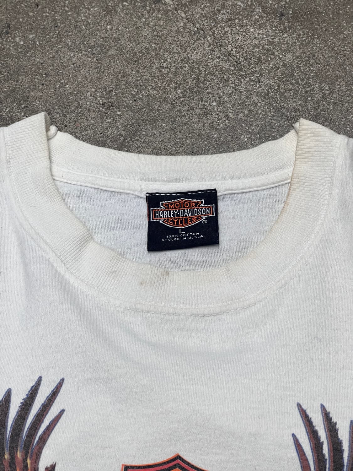 2000 할리데이비슨 이글 반팔 티셔츠L 상품이미지5