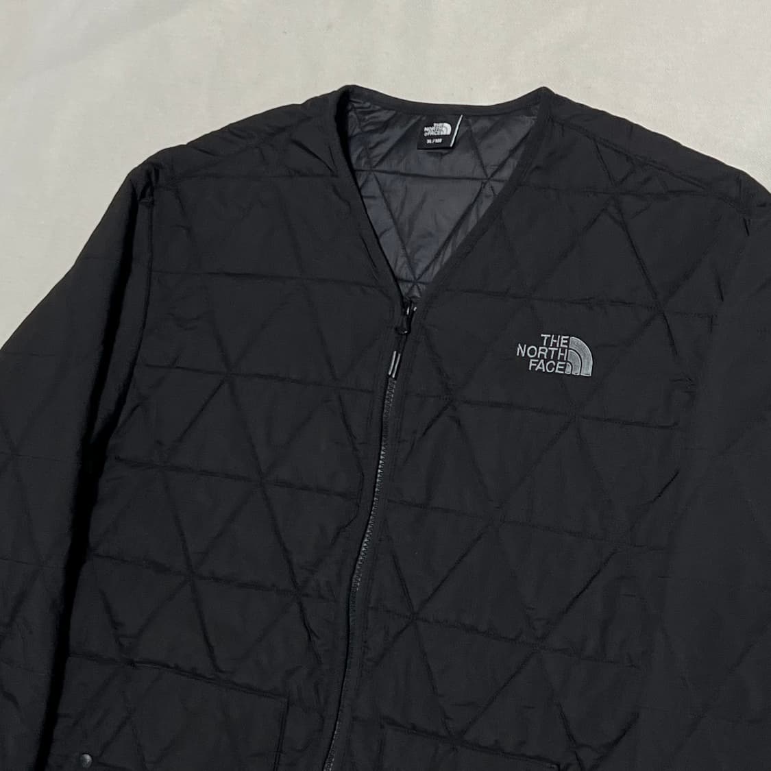 XL 노스페이스 다이아 블랙 퀼팅자켓 상품이미지1