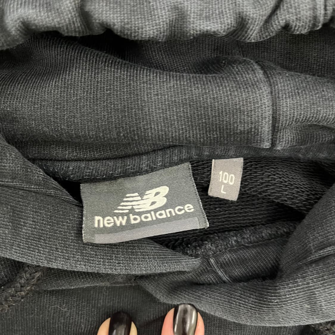 L 뉴발란스 긴팔 후드 티셔츠 0213M 상품이미지2