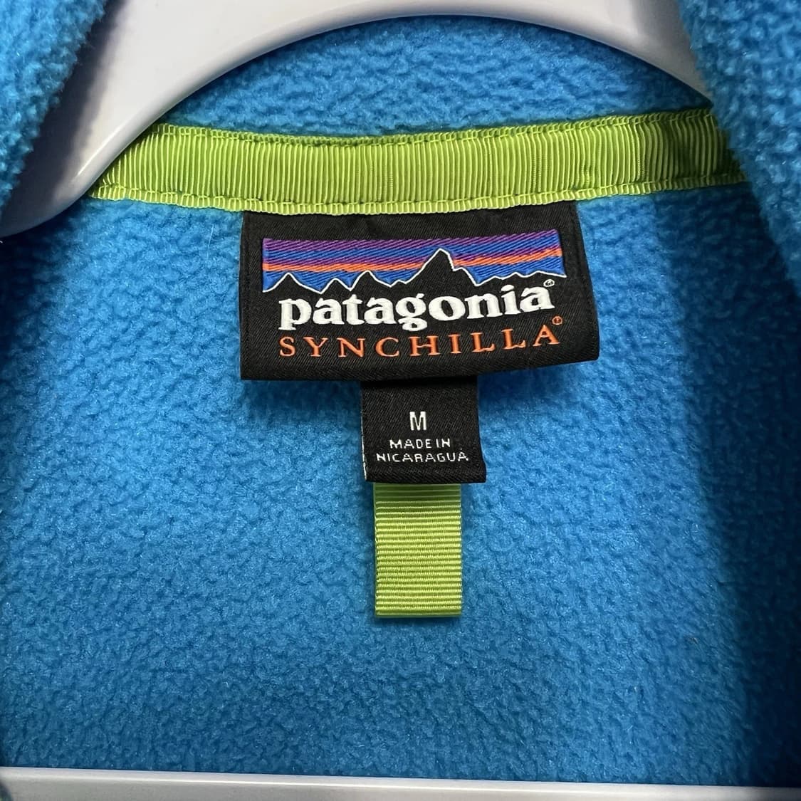 파타고니아 신칠라 스냅-T 블루/레드 상품이미지7