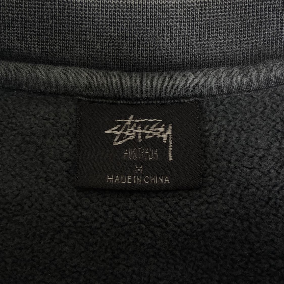Stussy  스투시 코튼 퍼플로고 차콜 맨투맨 상품이미지5