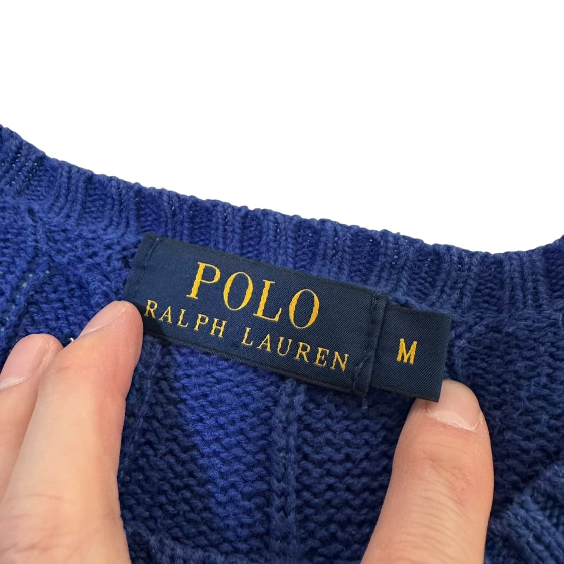 신형 폴로 랄프로렌 딥블루 니트 상품이미지3