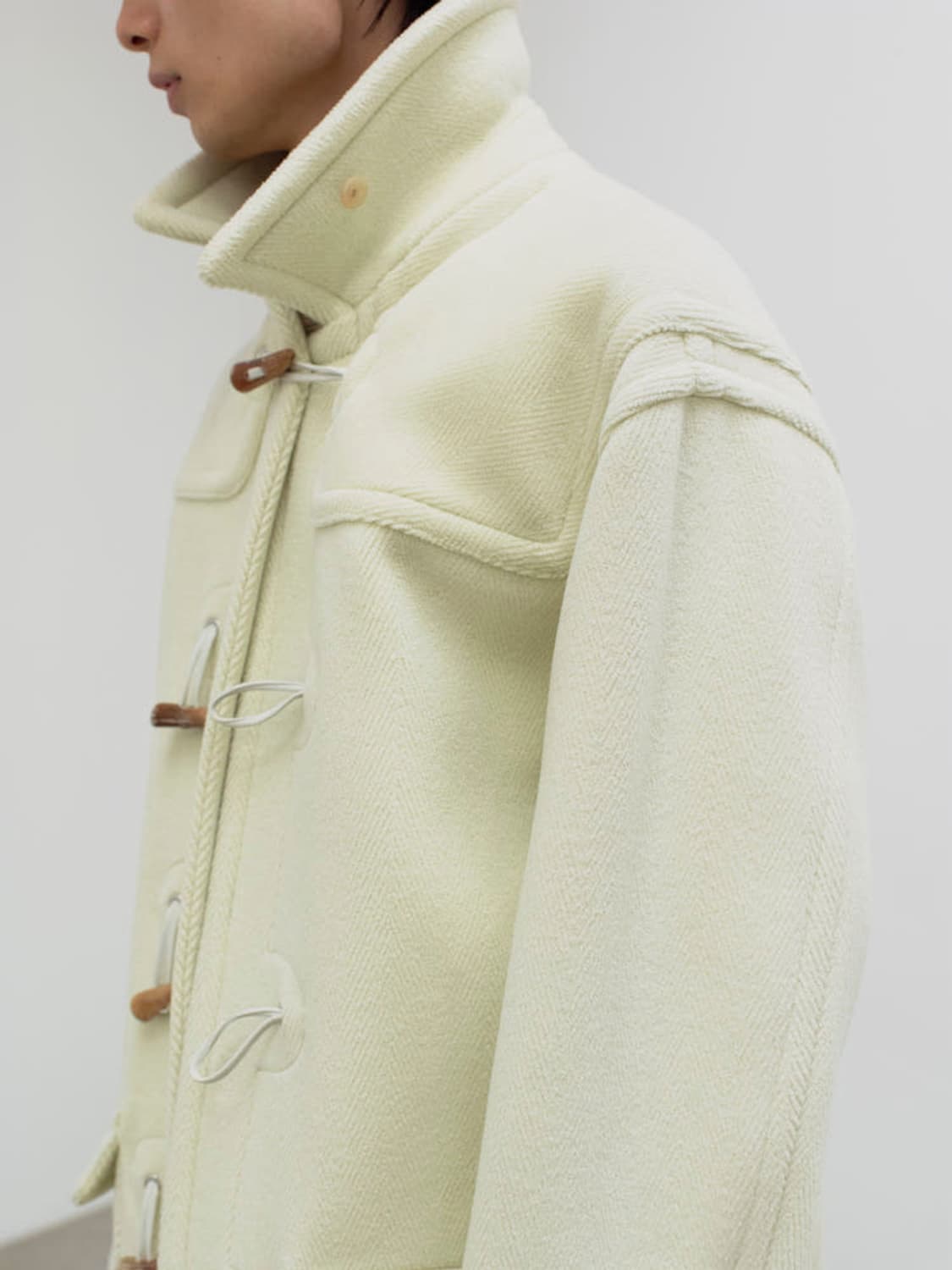 오라리 WOOL HERINGBONE PILE DUFFLE COAT 상품이미지2