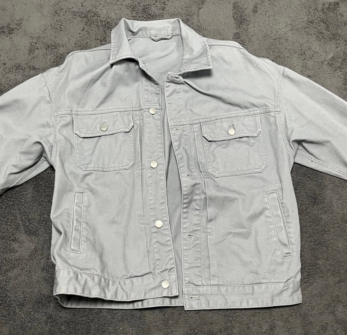 2컬러 스파오 오버핏 청자켓 소라 화이트 상품이미지2