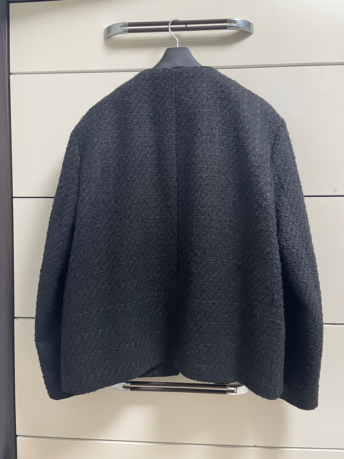 무신사 스탠다드 라운드 넥 트위드 자켓 L 상품이미지2