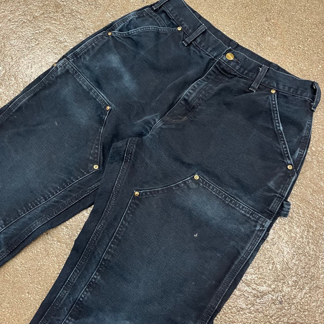 칼하트 블랙 더블니 팬츠 (30“) 상품이미지2