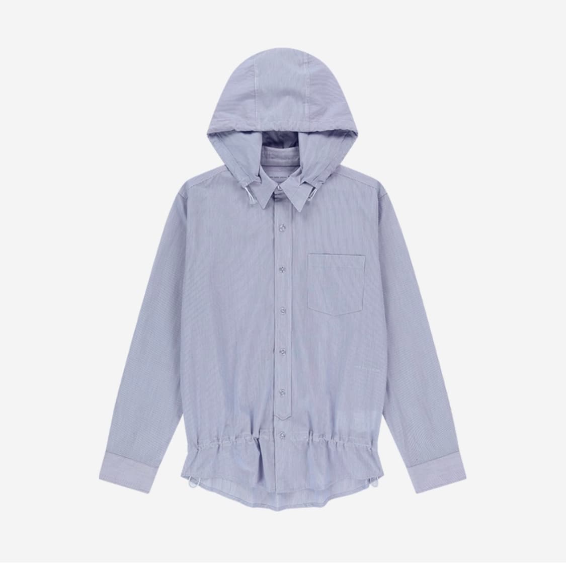 산산기어 Sansan Gear Stripe Hood Shirts Blue 상품이미지1